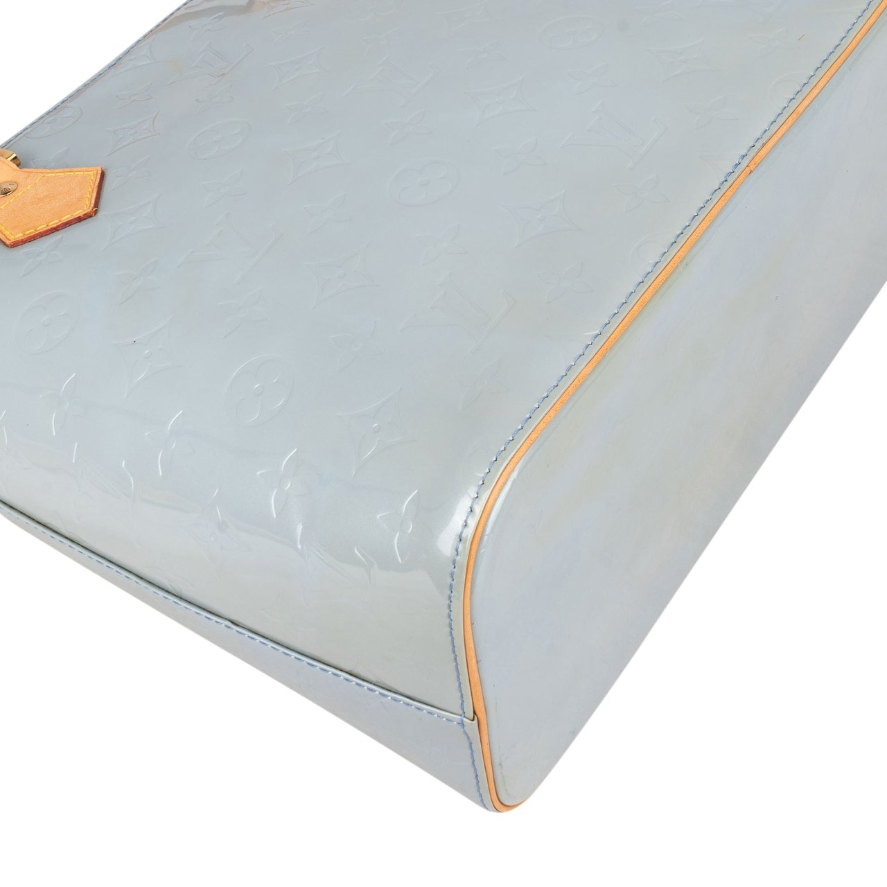 Louis Vuitton Louis Vuitton Vernis Monogram Houston Handbag Blauw