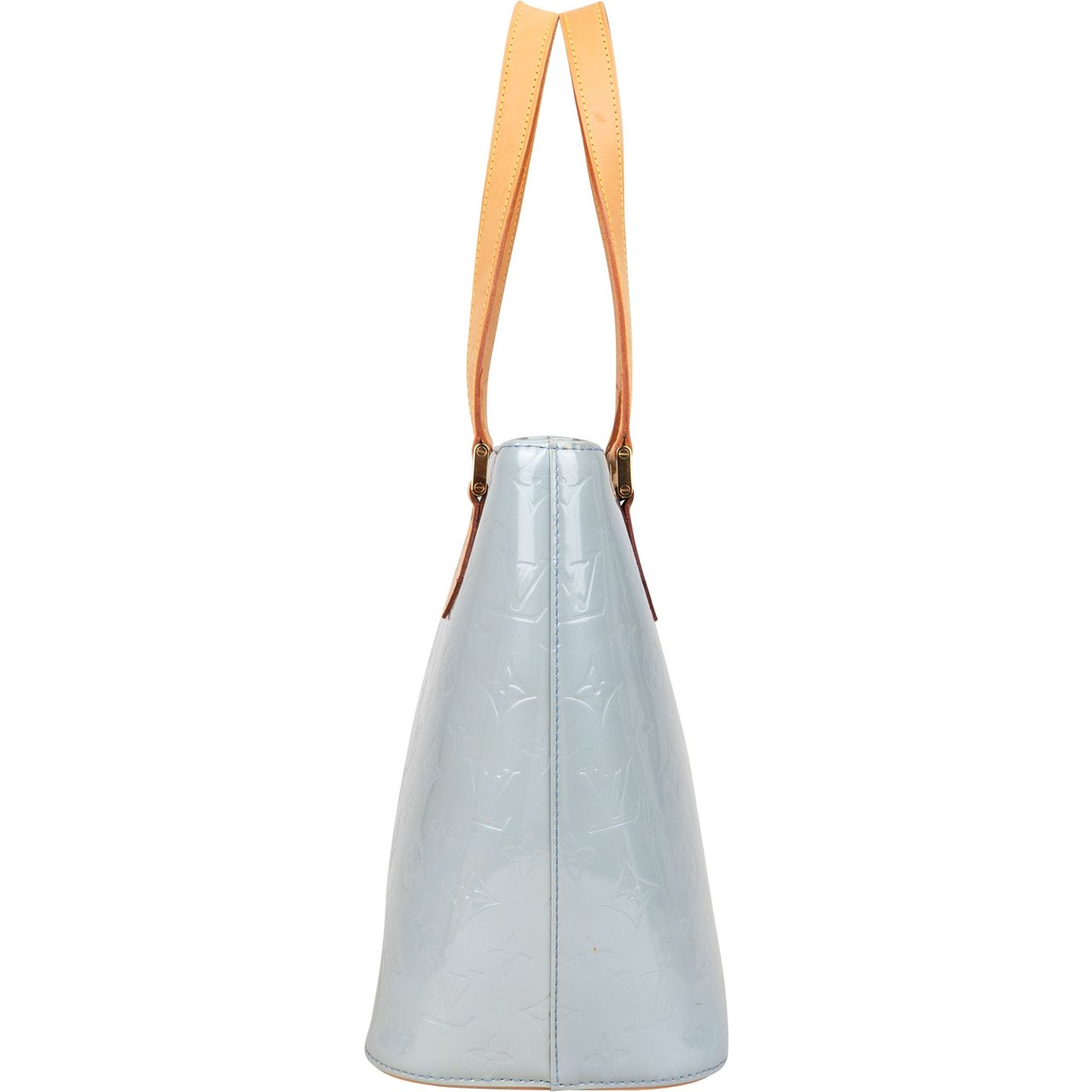 Louis Vuitton Louis Vuitton Vernis Monogram Houston Handbag Blauw