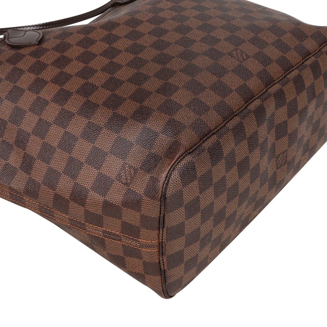 Louis Vuitton Louis Vuitton Damier Ebene Monogram Neverfull MM Shopper Handbag Bruin