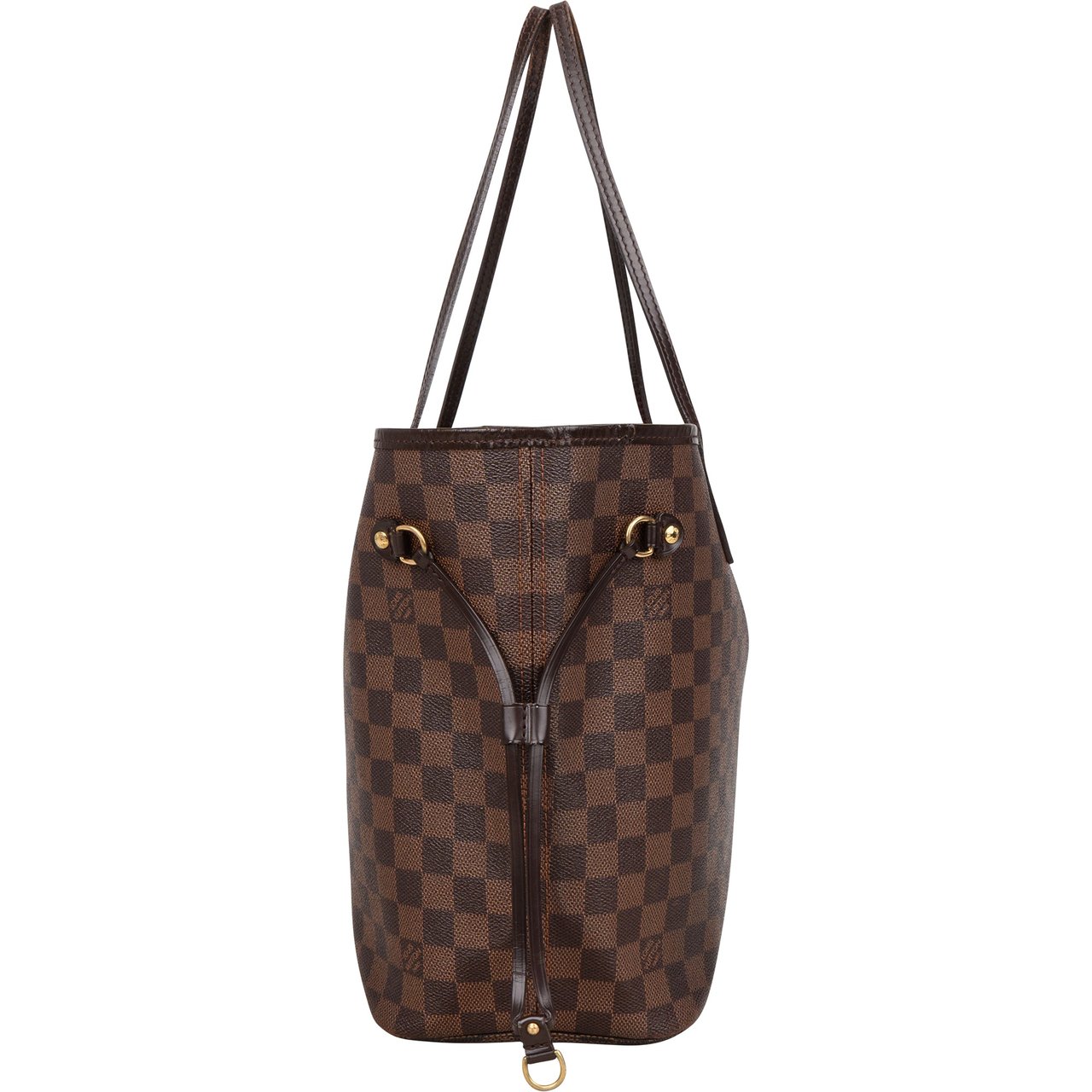 Louis Vuitton Louis Vuitton Damier Ebene Monogram Neverfull MM Shopper Handbag Bruin