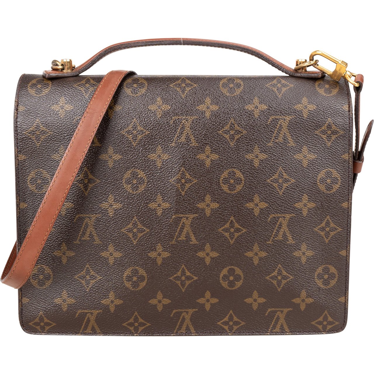 Louis Vuitton Louis Vuitton Canvas Monogram Monceau Handbag Divers
