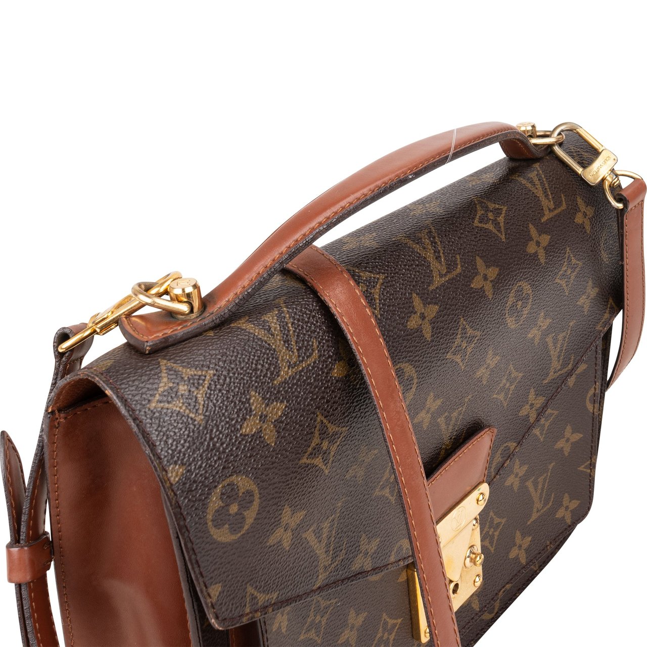 Louis Vuitton Louis Vuitton Canvas Monogram Monceau Handbag Divers