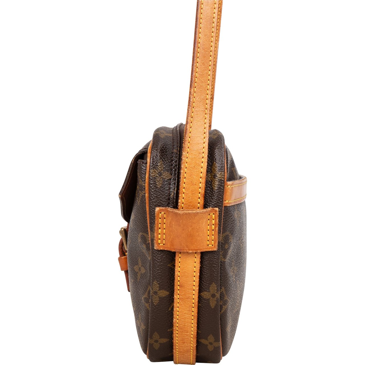 Louis Vuitton Louis Vuitton Canvas Monogram Jeune Fille MM Crossbody Bag Bruin