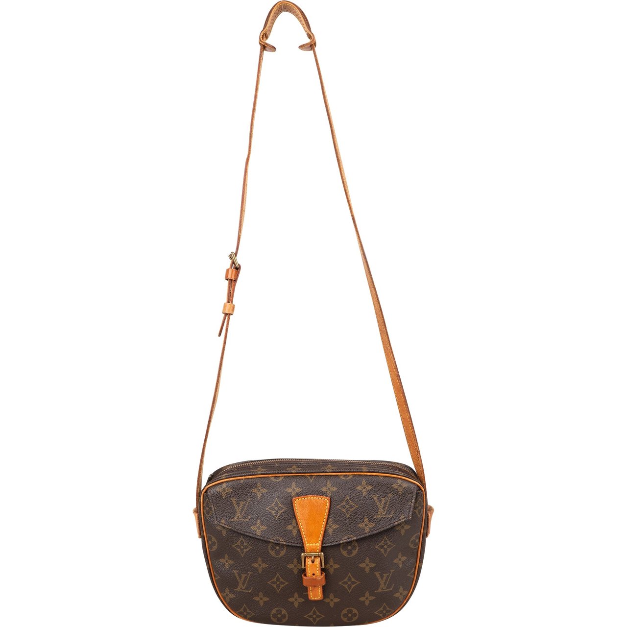 Louis Vuitton Louis Vuitton Canvas Monogram Jeune Fille MM Crossbody Bag Bruin