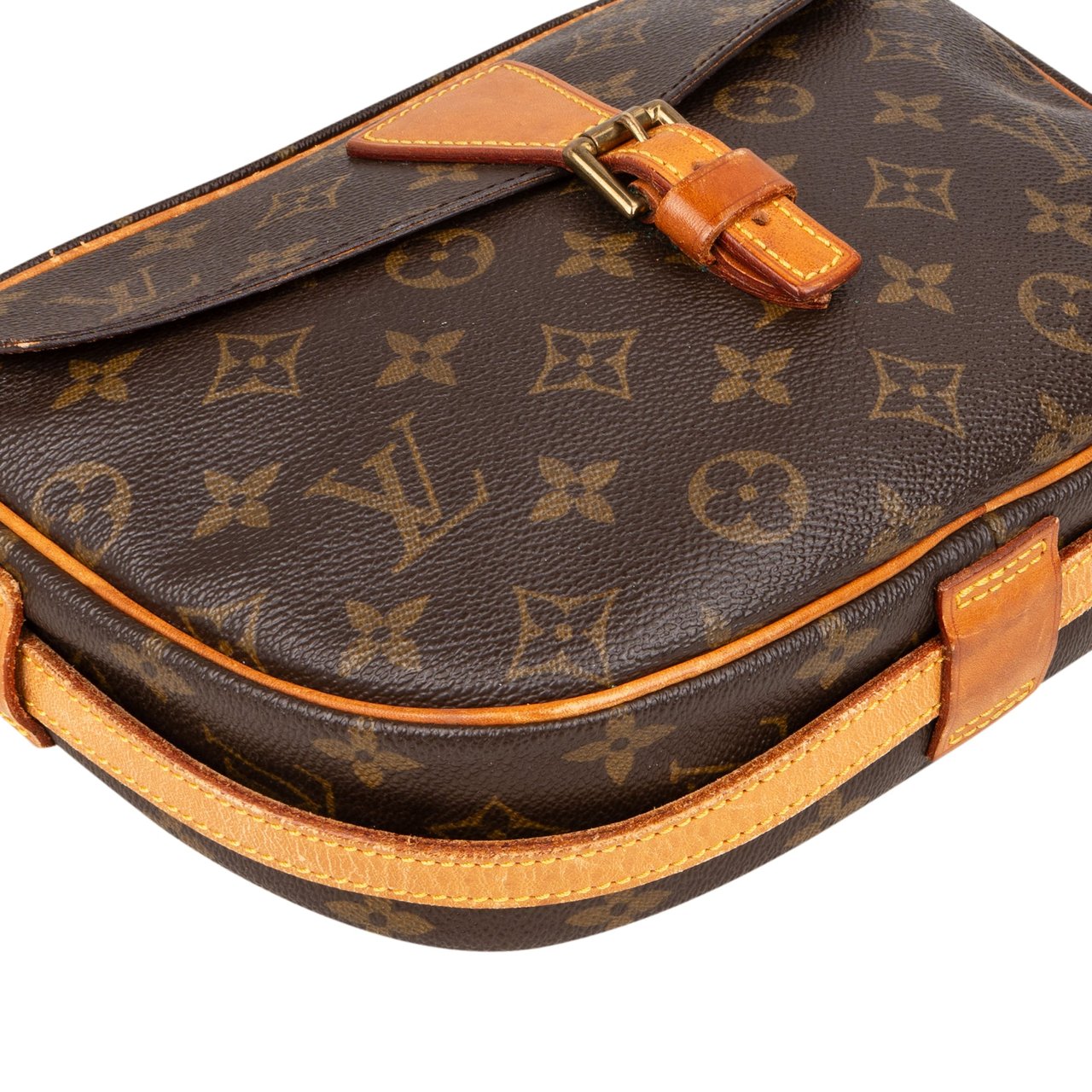 Louis Vuitton Louis Vuitton Canvas Monogram Jeune Fille MM Crossbody Bag Bruin