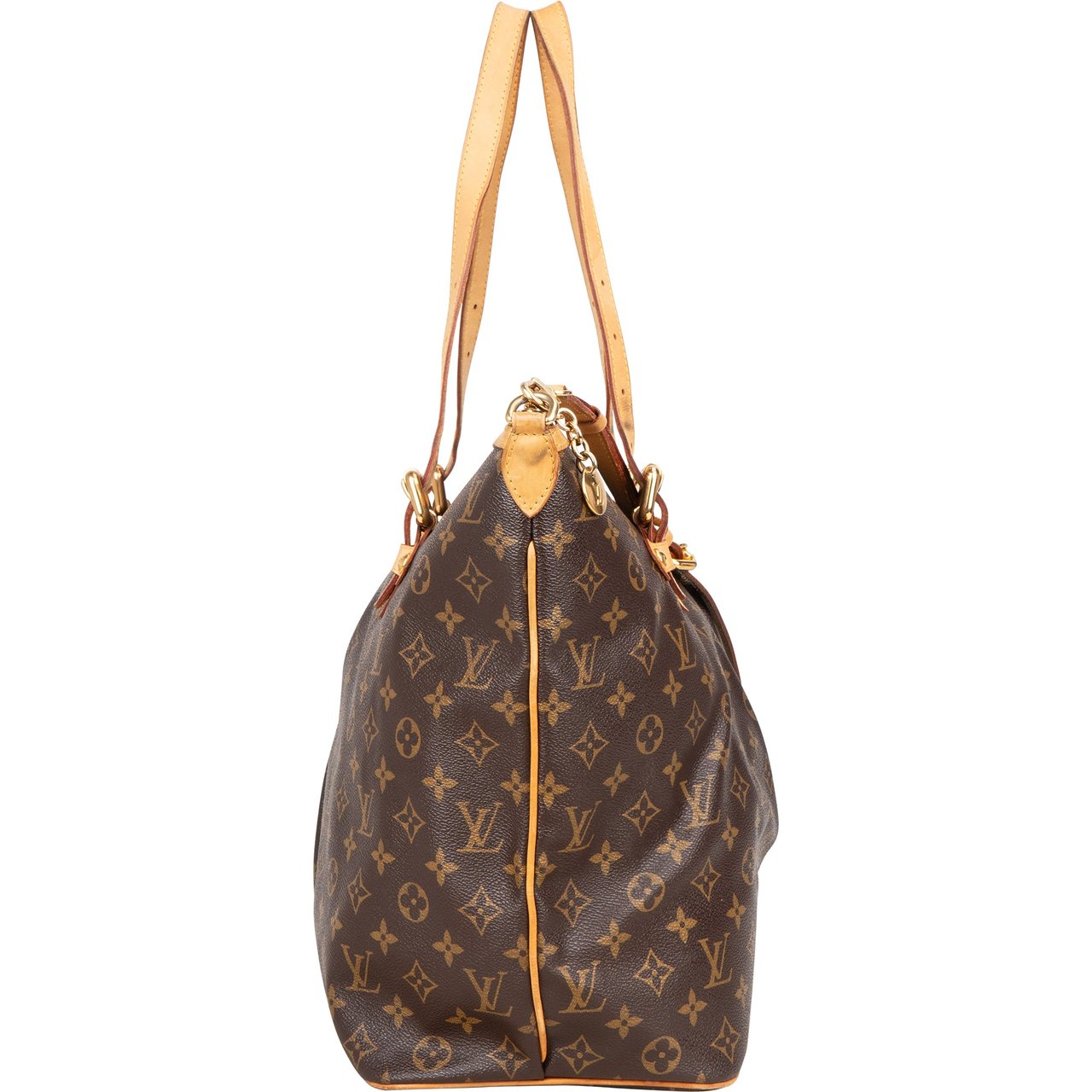 Louis Vuitton Louis Vuitton Canvas Monogram Palermo GM Handbag Bruin