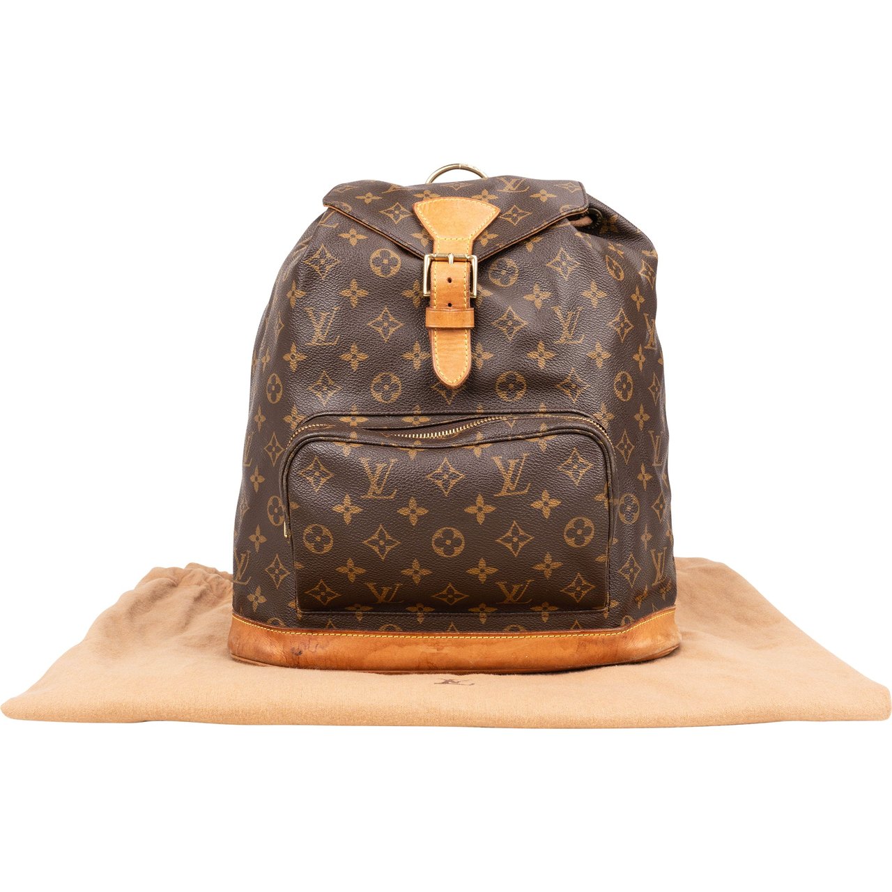 Louis Vuitton Louis Vuitton Canvas Monogram Montsouris GM Backpack Bruin