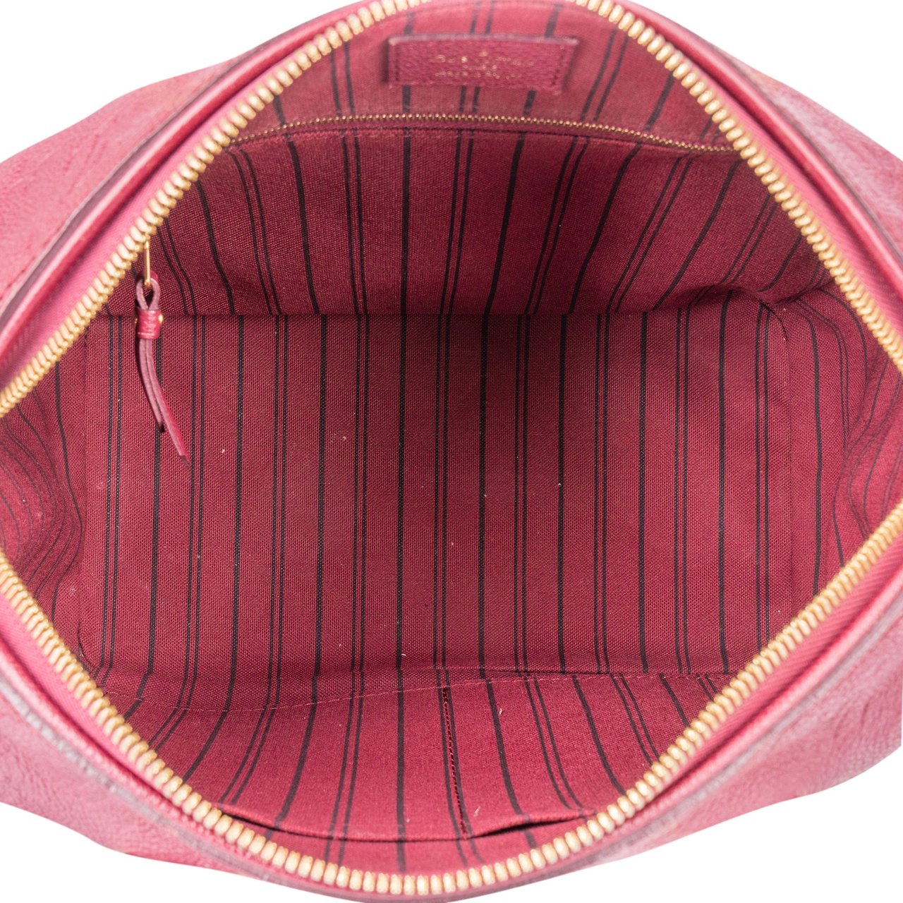 Louis Vuitton Louis Vuitton Leather Empreinte Monogram Speedy 25 Bandouliere Handbag Rood