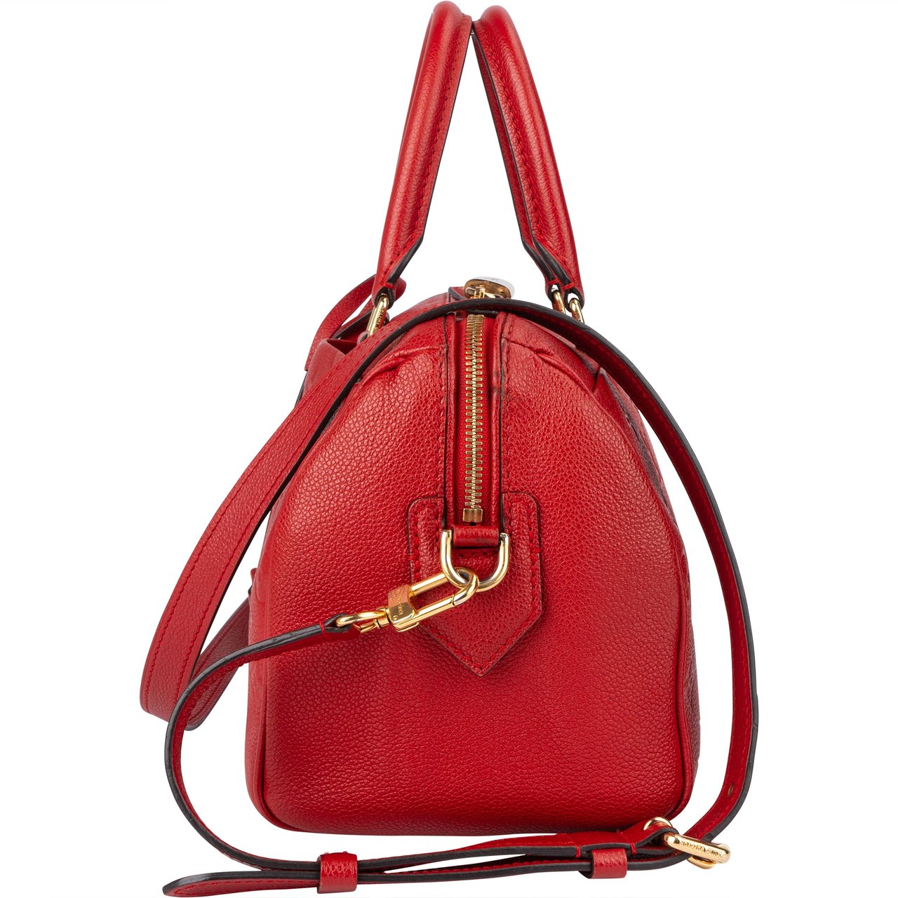 Louis Vuitton Louis Vuitton Leather Empreinte Monogram Speedy 25 Handbag Rood