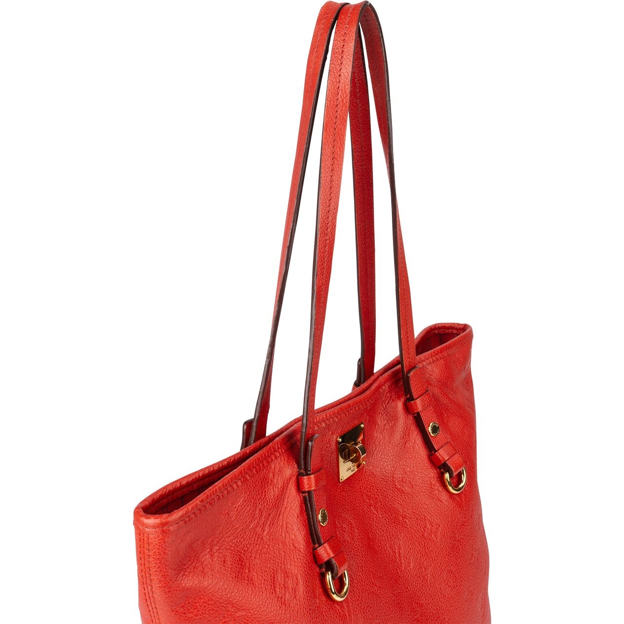 Louis Vuitton Leather Empreinte Monogram Citadine Handbag Rood