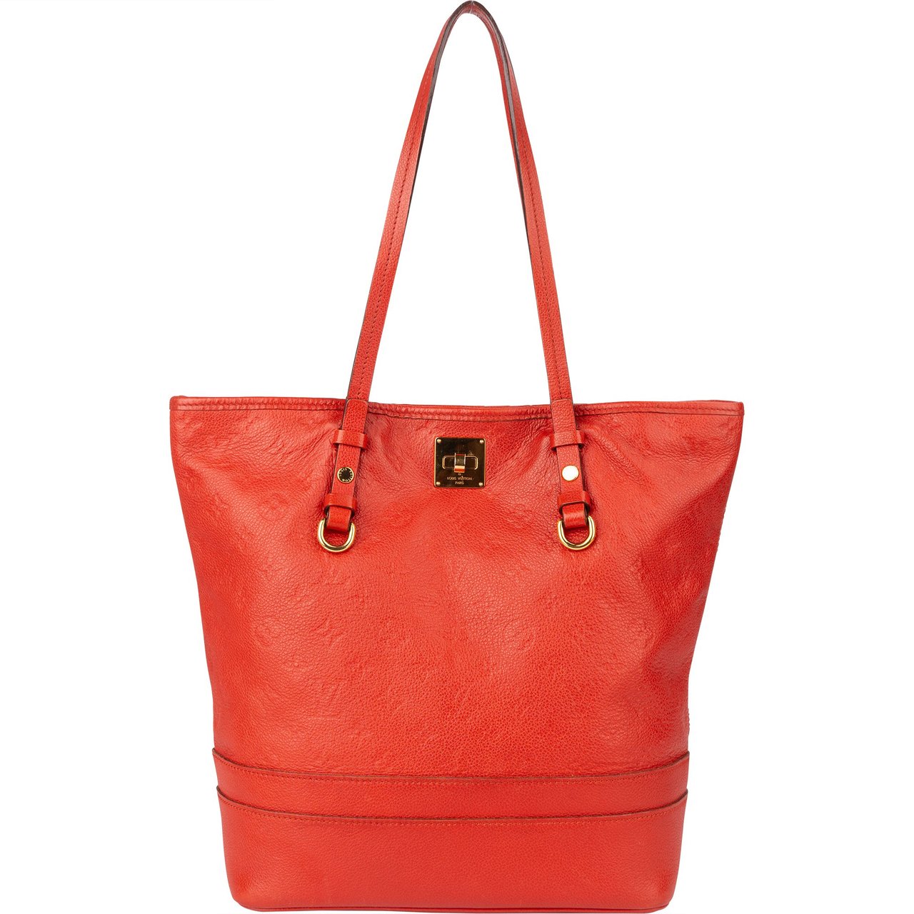Louis Vuitton Leather Empreinte Monogram Citadine Handbag Rood