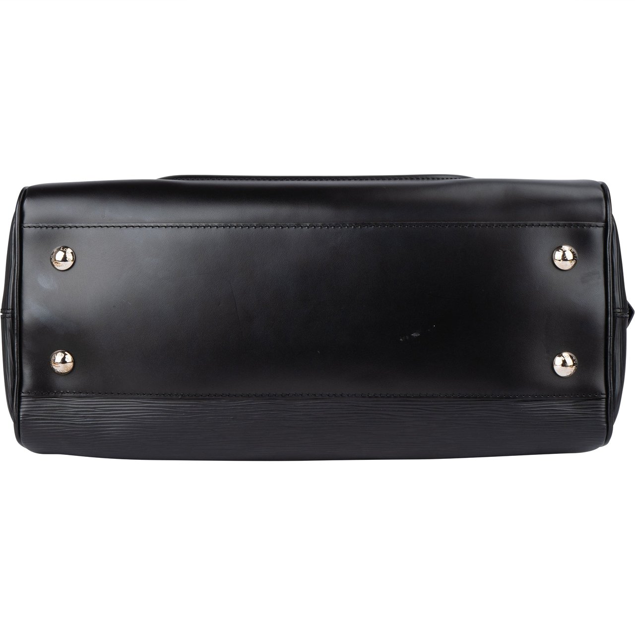 Louis Vuitton Louis Vuitton Noir Epi Leather Montaigne GM Handbag Zwart