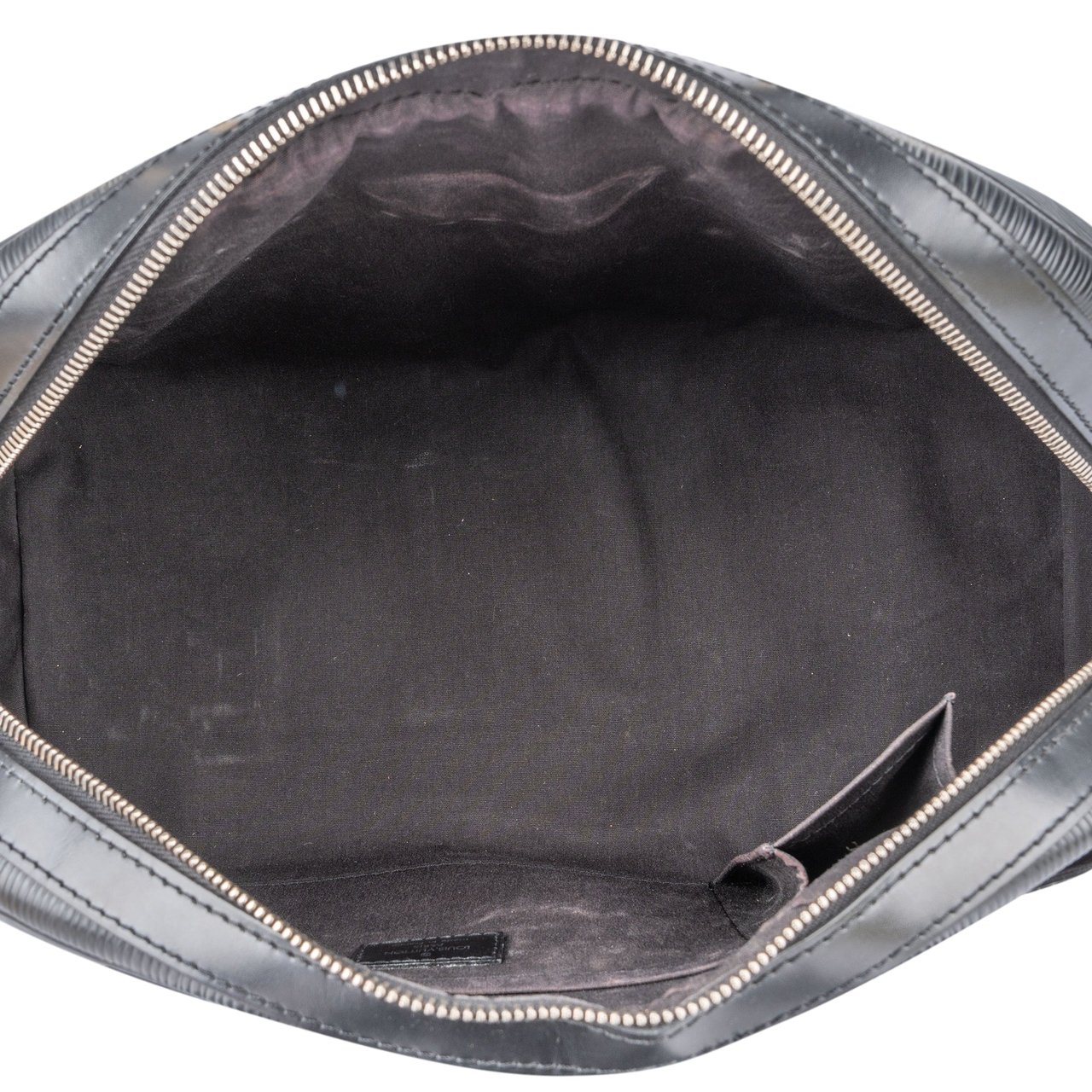 Louis Vuitton Louis Vuitton Noir Epi Leather Montaigne GM Handbag Zwart