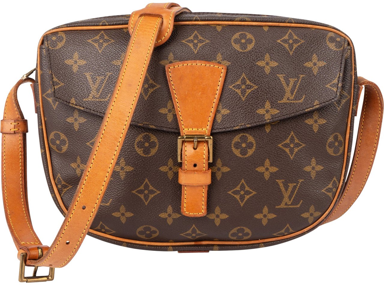 Louis Vuitton Louis Vuitton Canvas Monogram Jeune Fille GM Crossbody Bag Bruin