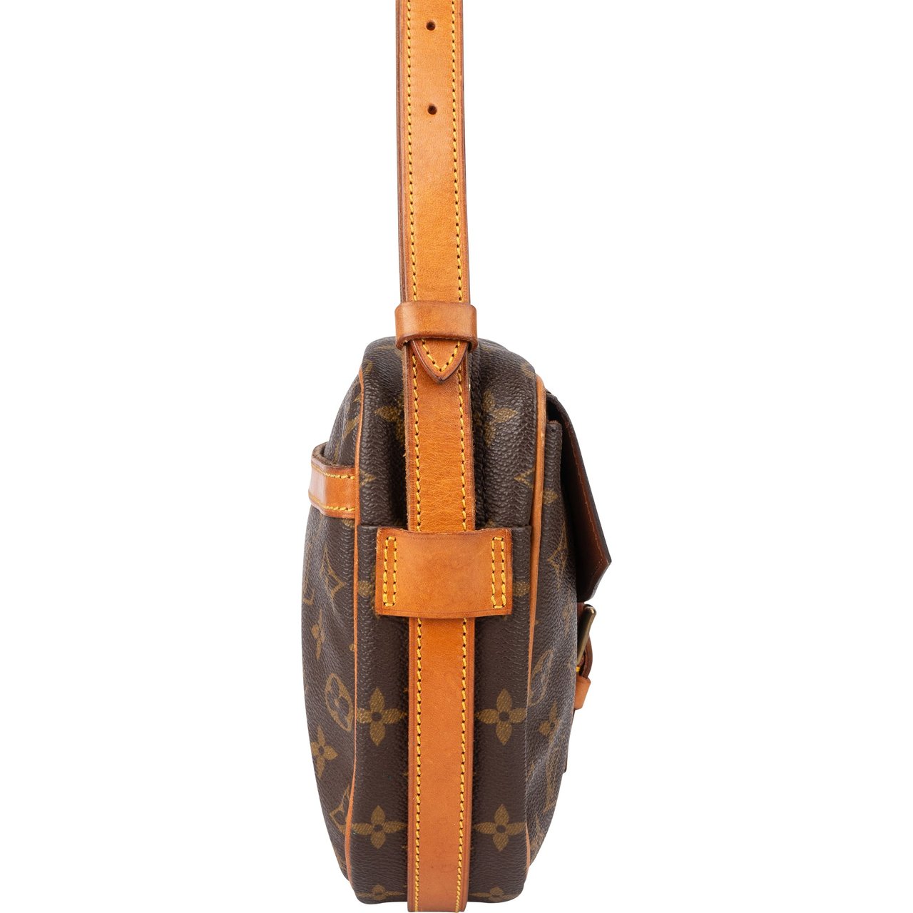 Louis Vuitton Louis Vuitton Canvas Monogram Jeune Fille GM Crossbody Bag Bruin