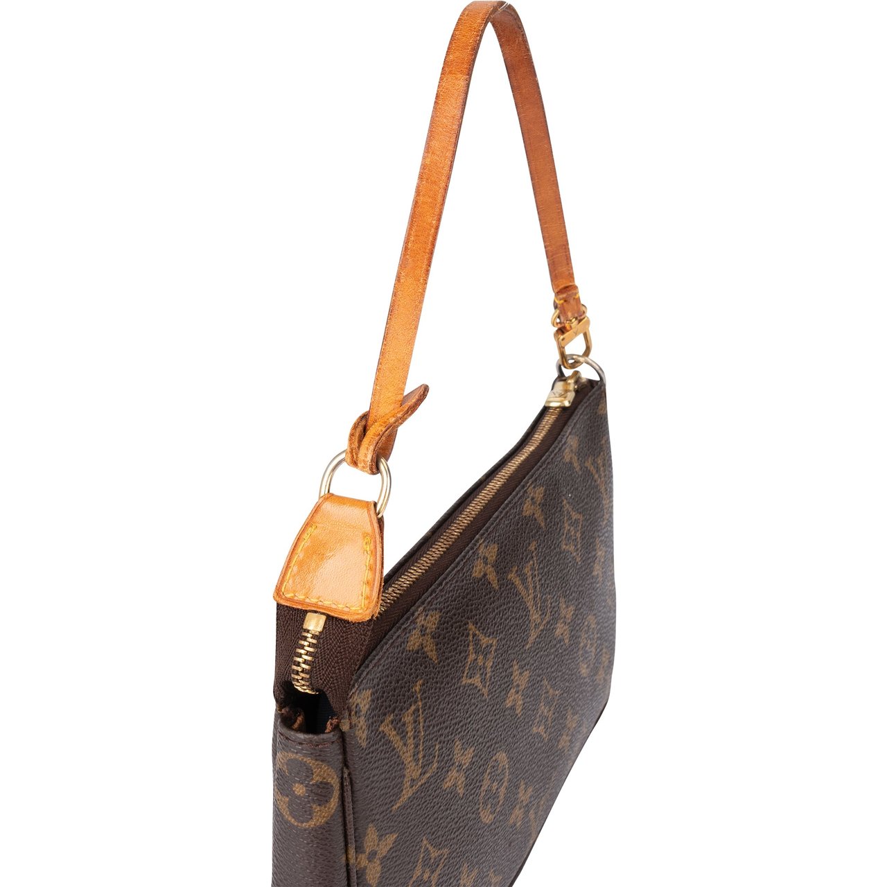 Louis Vuitton Louis Vuitton Canvas Monogram Pochette Accessoire Handbag Bruin