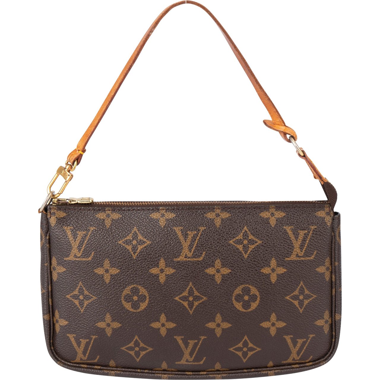Louis Vuitton Louis Vuitton Canvas Monogram Pochette Accessoire Handbag Bruin