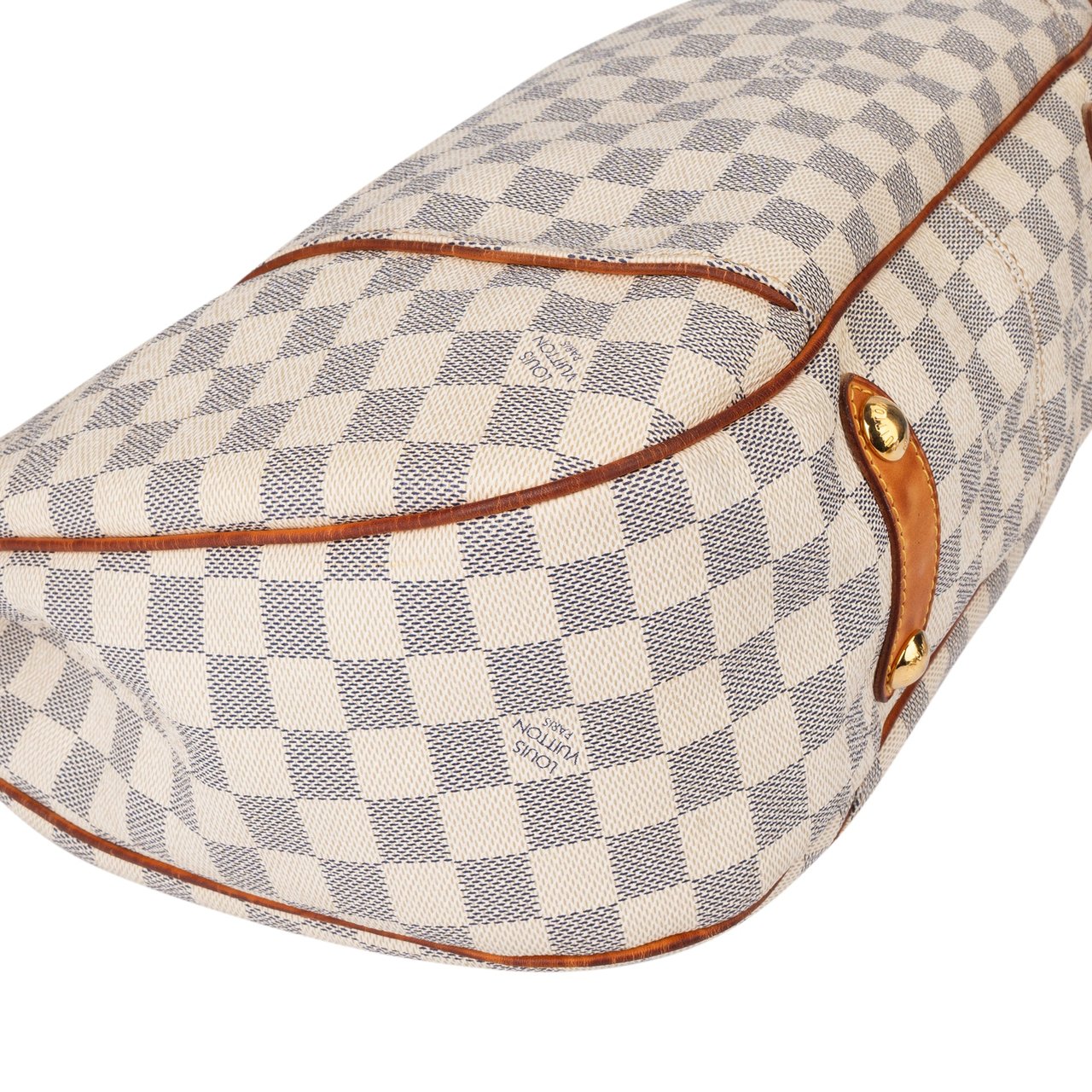 Louis Vuitton Louis Vuitton Damier Azur Monogram Galliera PM Handbag Wit