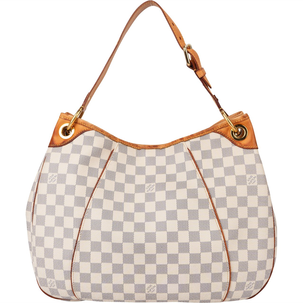Louis Vuitton Louis Vuitton Damier Azur Monogram Galliera PM Handbag Wit