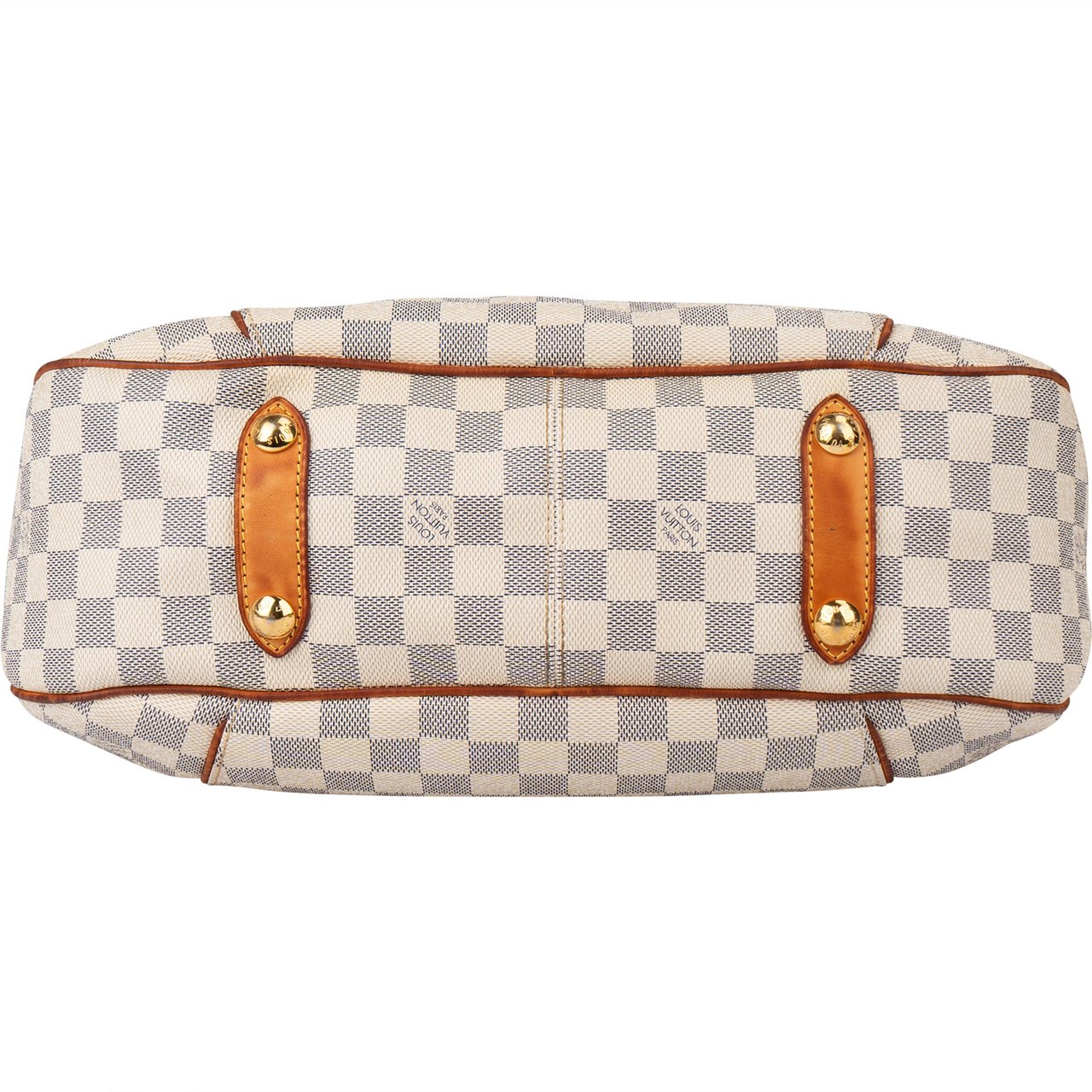 Louis Vuitton Louis Vuitton Damier Azur Monogram Galliera PM Handbag Wit