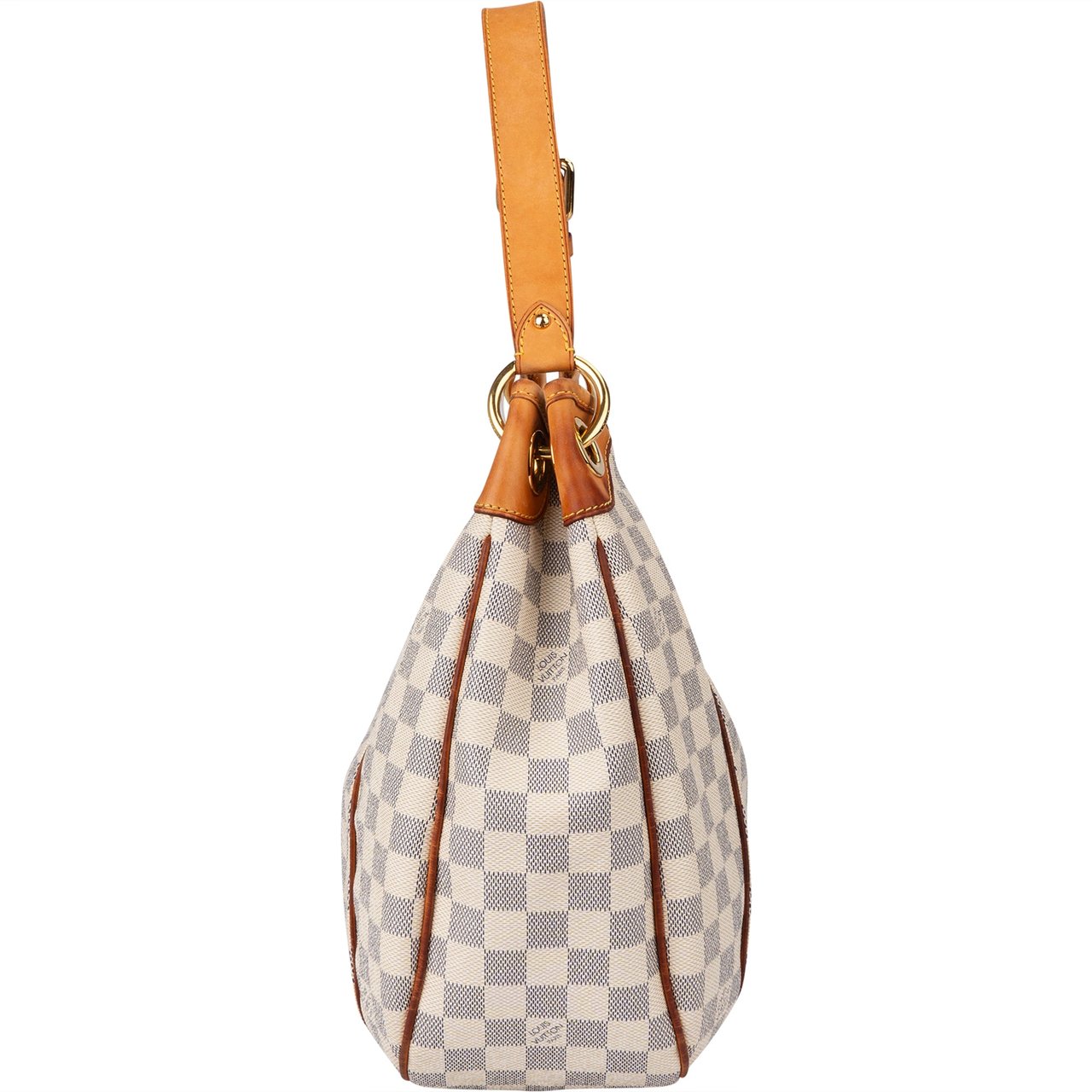 Louis Vuitton Louis Vuitton Damier Azur Monogram Galliera PM Handbag Wit
