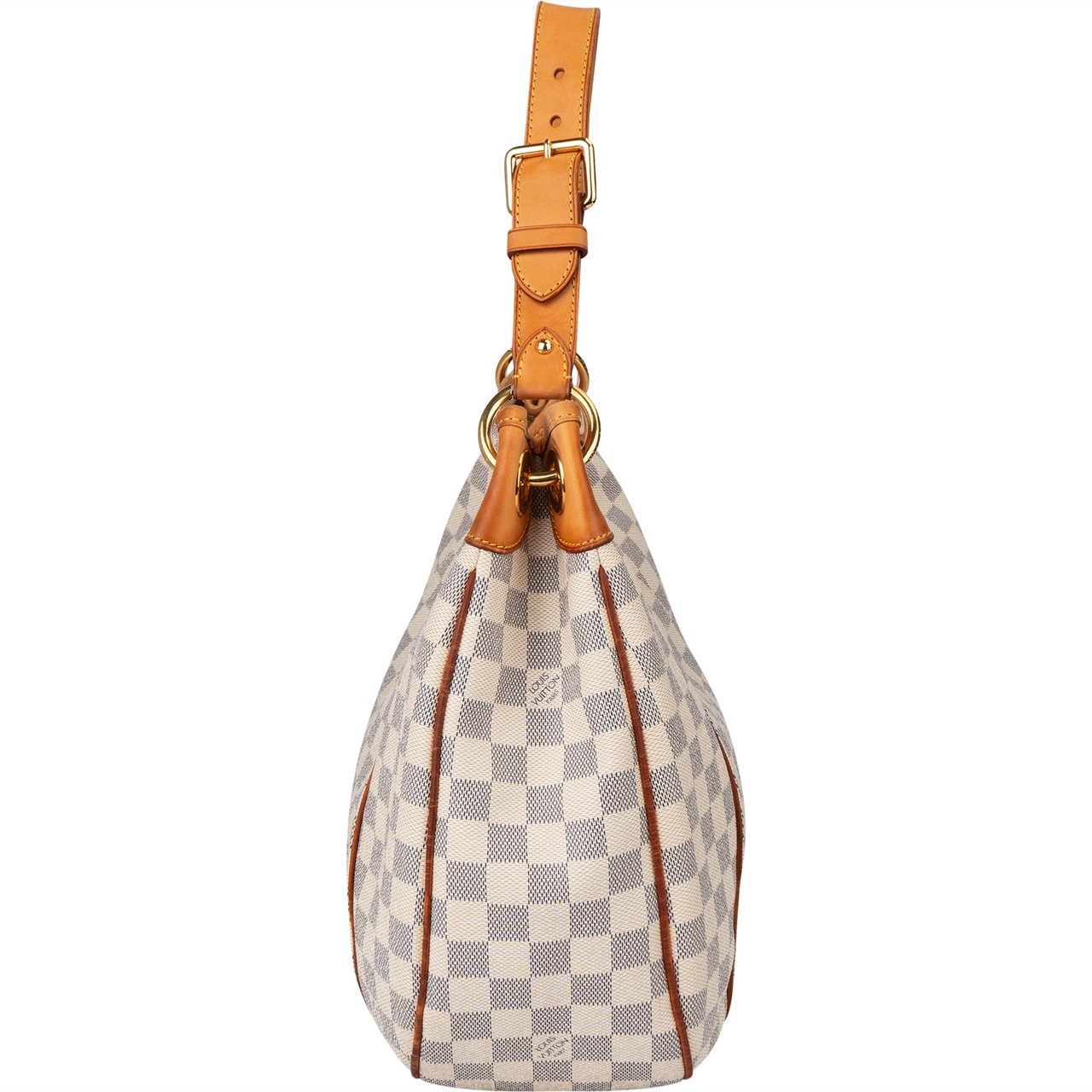 Louis Vuitton Louis Vuitton Damier Azur Monogram Galliera PM Handbag Wit