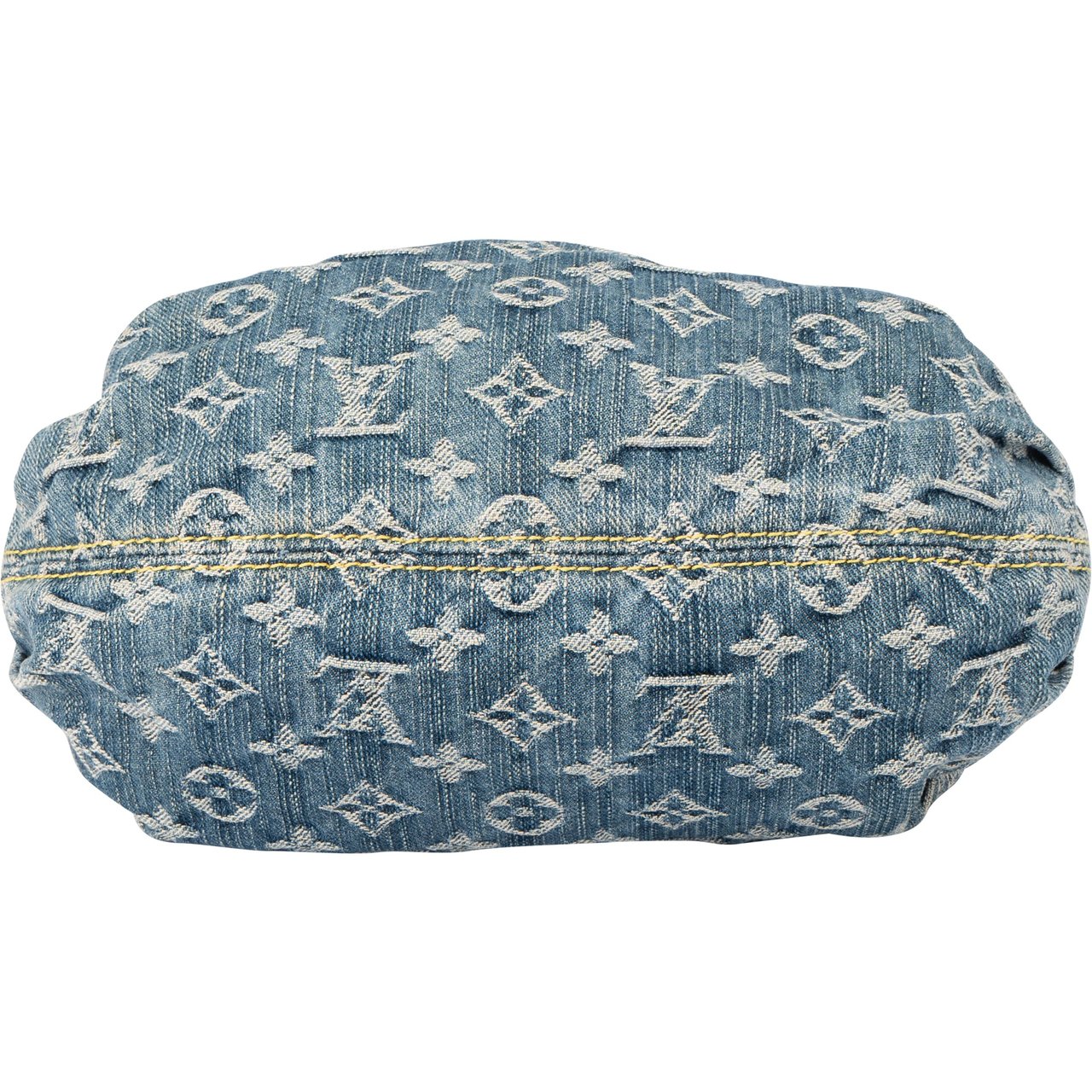Louis Vuitton Louis Vuitton Denim Monogram Pleaty Handbag Blauw