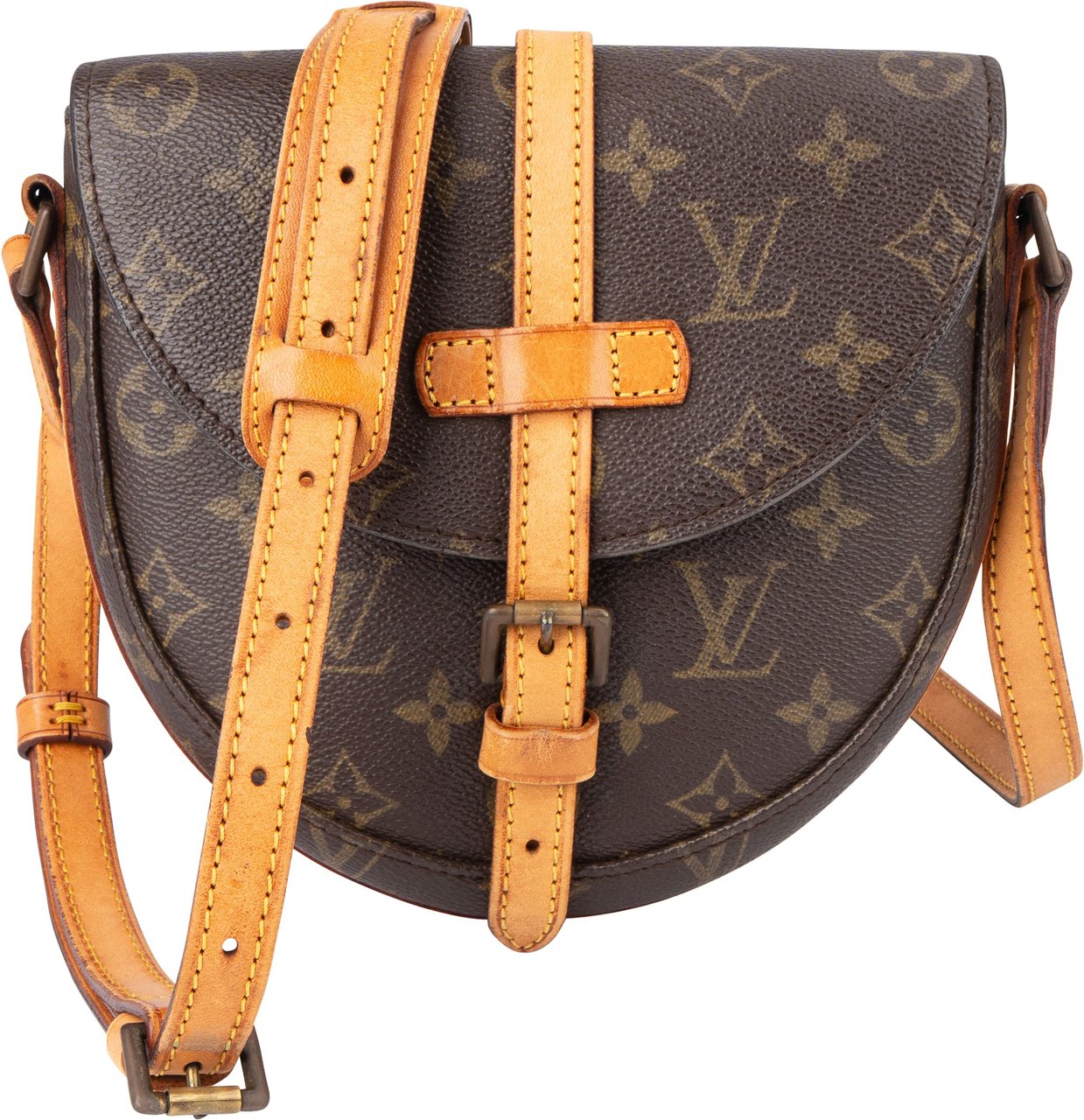 Louis Vuitton Louis Vuitton canvas Monogram Chantilly PM Crossbody Bag Bruin