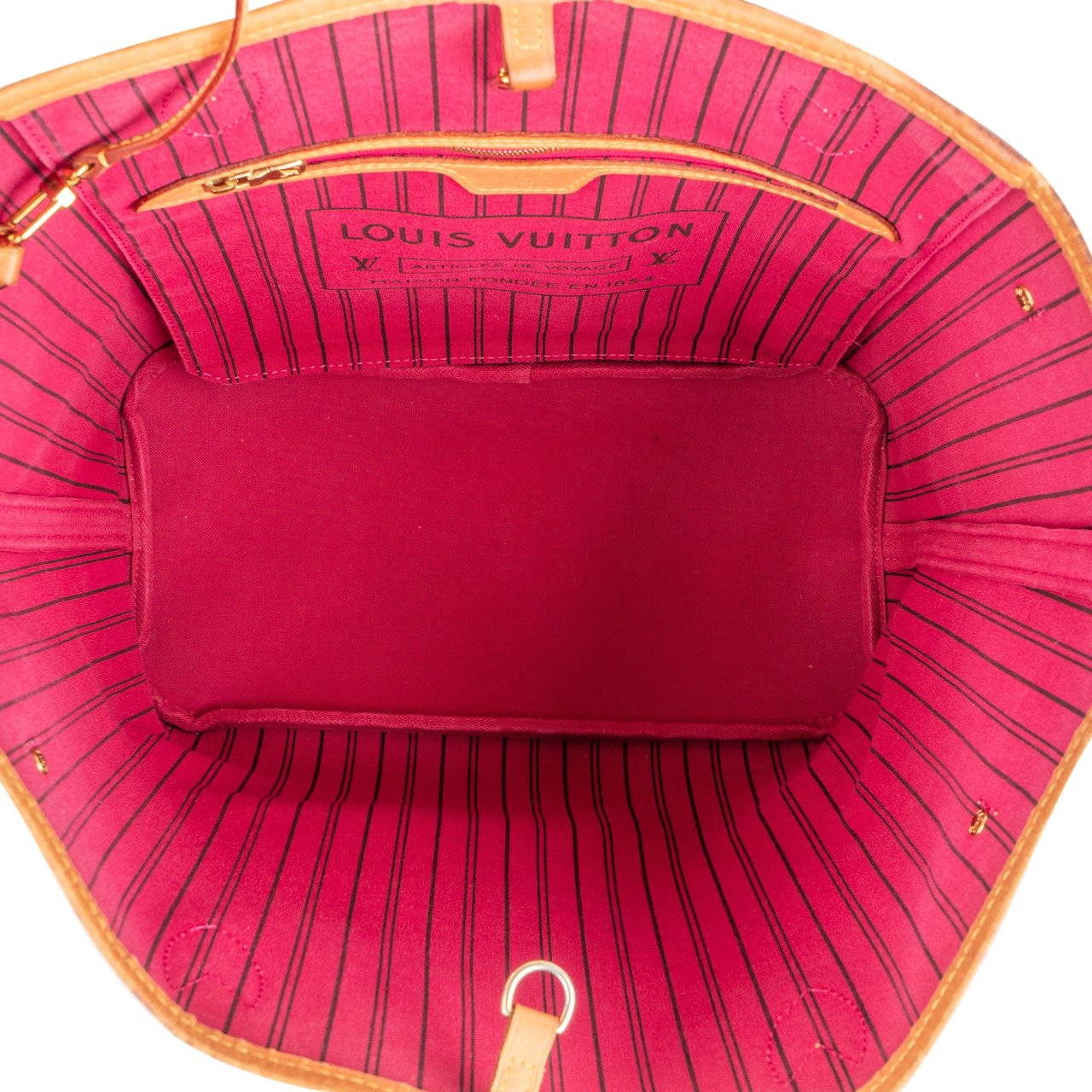 Louis Vuitton Louis Vuitton Canvas Monogram Neverfull MM Shopper Handbag Bruin