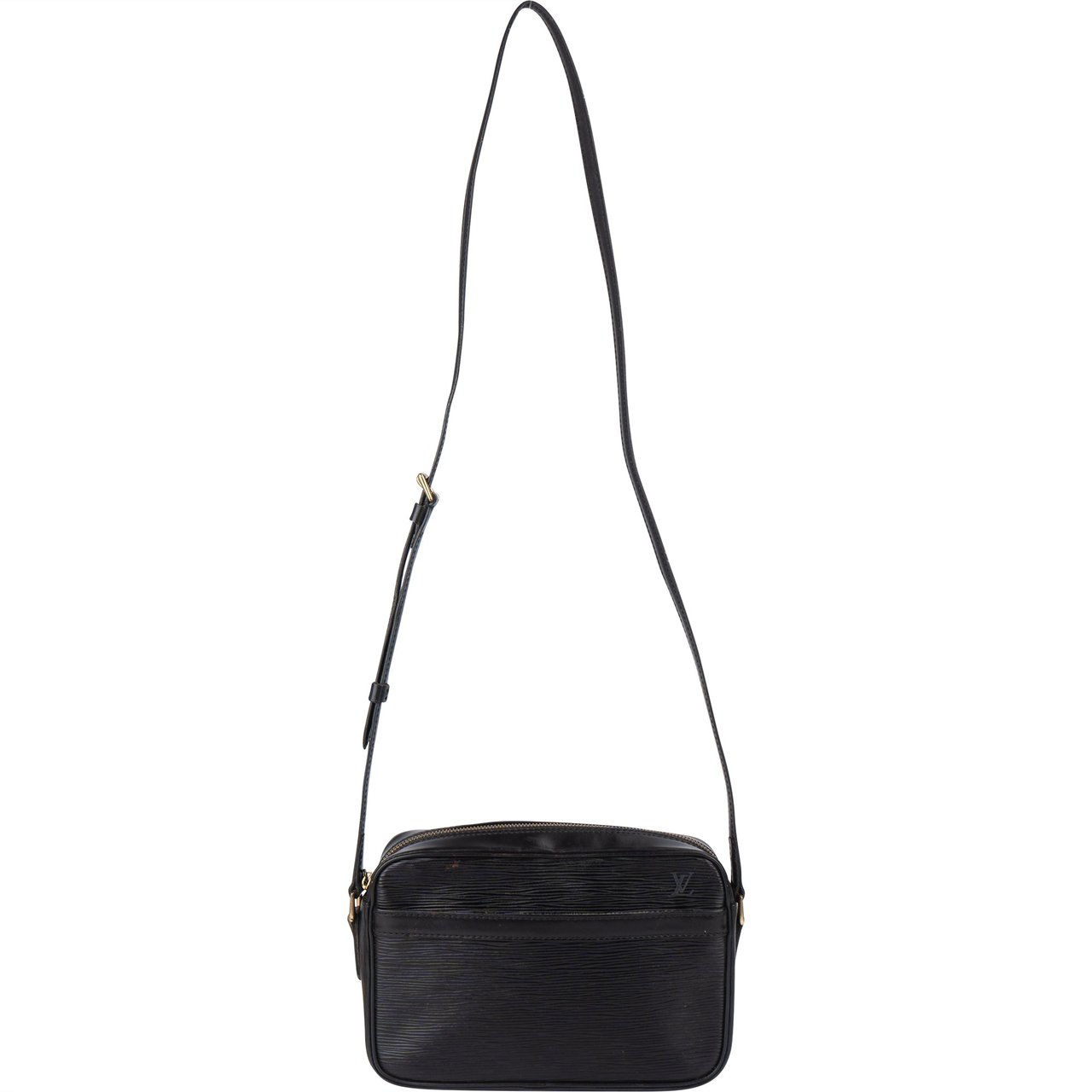 Louis Vuitton Louis Vuitton Noir Epi Leather Trocadero 23 Crossbody Bag Zwart