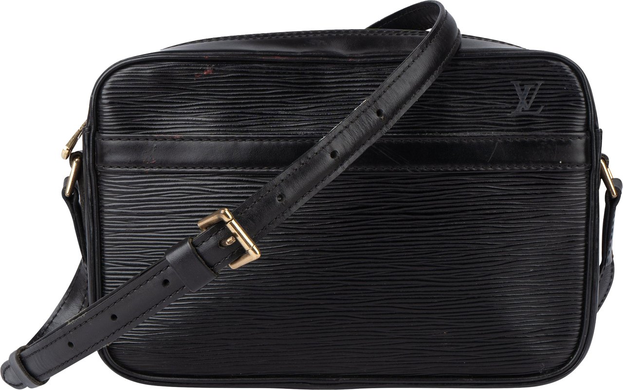 Louis Vuitton Louis Vuitton Noir Epi Leather Trocadero 23 Crossbody Bag Zwart
