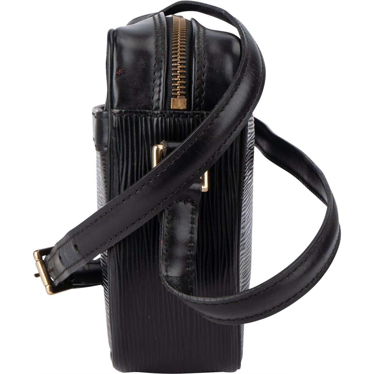 Louis Vuitton Louis Vuitton Noir Epi Leather Trocadero 23 Crossbody Bag Zwart