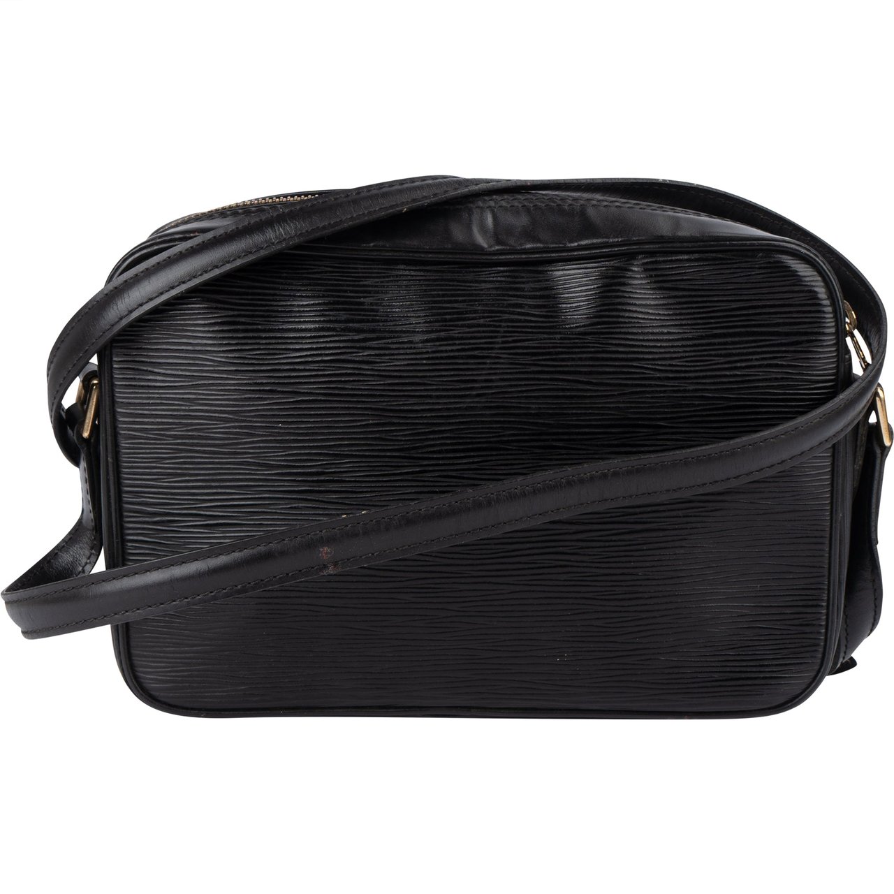 Louis Vuitton Louis Vuitton Noir Epi Leather Trocadero 23 Crossbody Bag Zwart