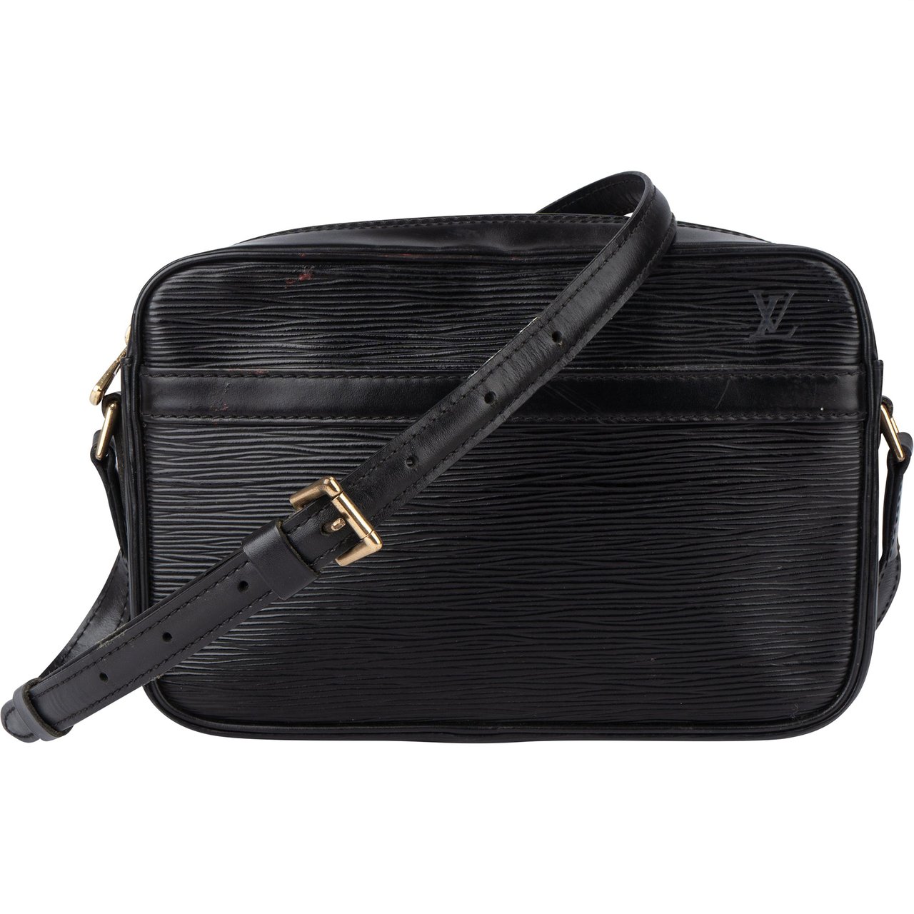 Louis Vuitton Louis Vuitton Noir Epi Leather Trocadero 23 Crossbody Bag Zwart