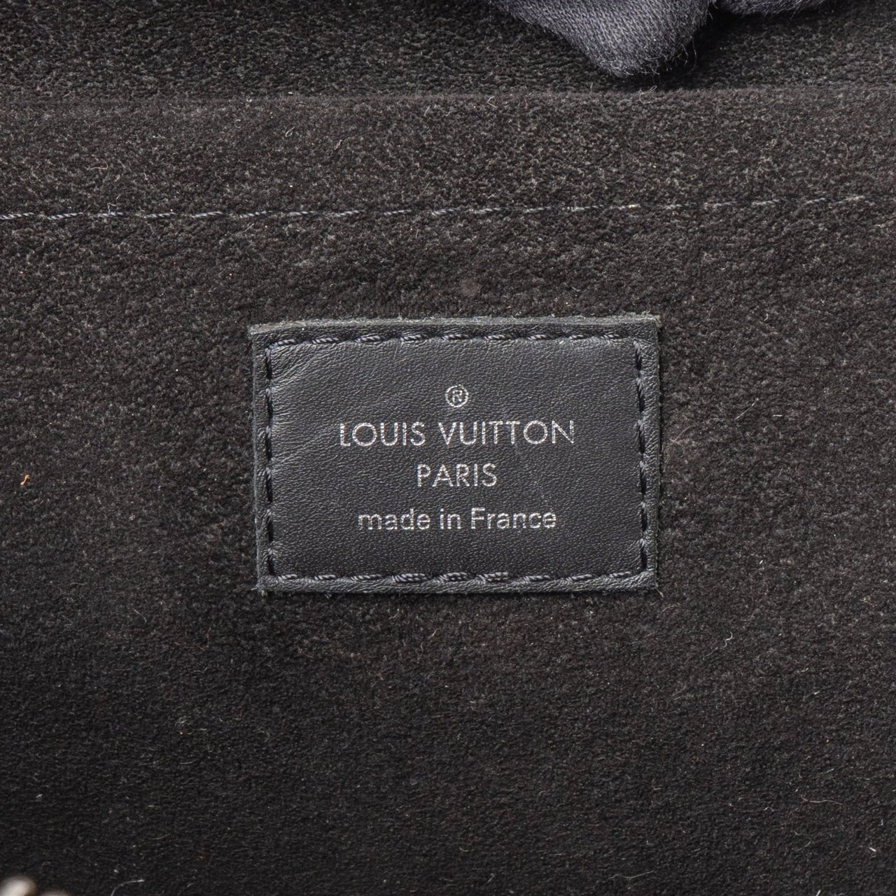 Louis Vuitton Louis Vuitton Noir Epi Leather Laptop Clutch Zwart