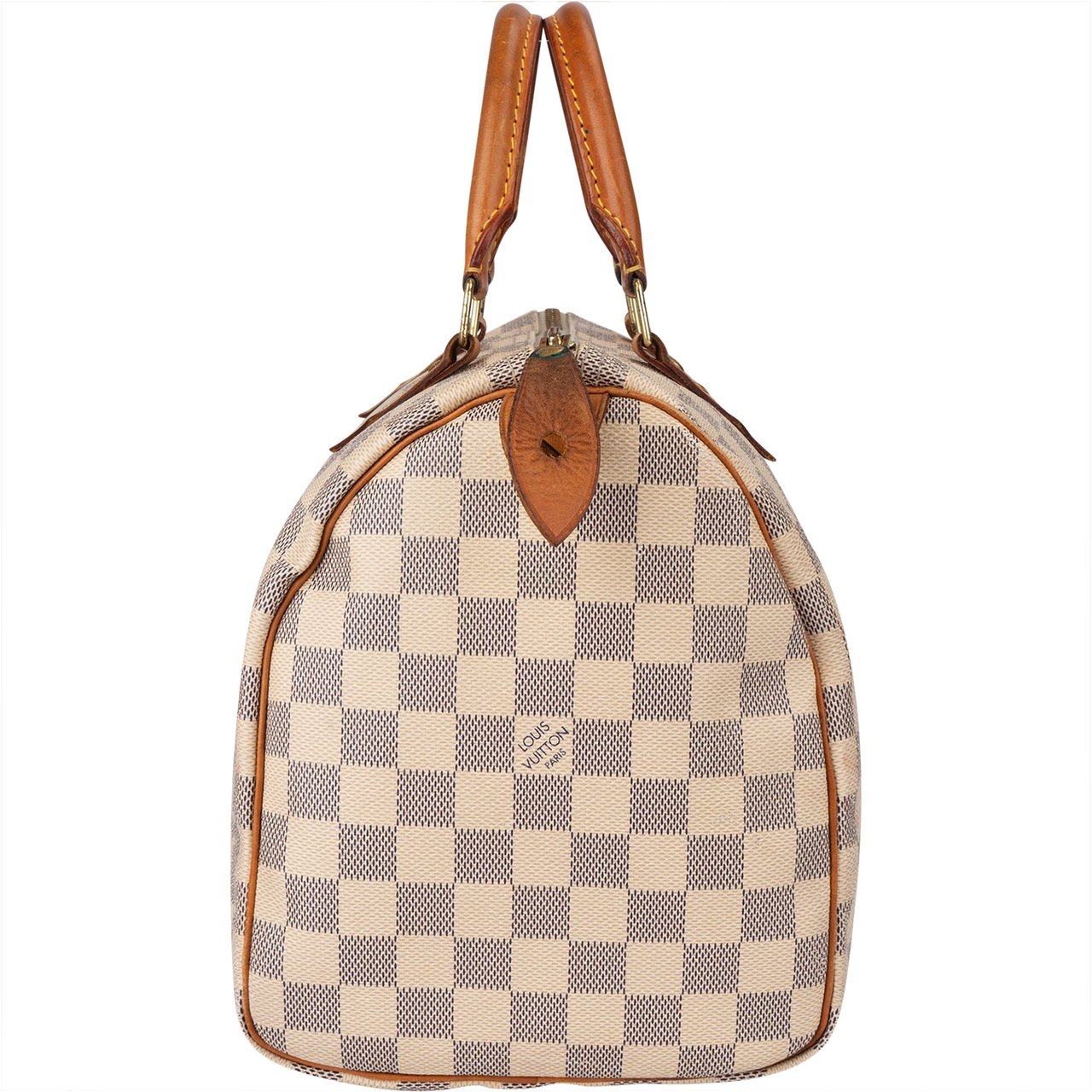 Louis Vuitton Louis Vuitton Damier Azur Monogram Speedy 30 Handbag Wit