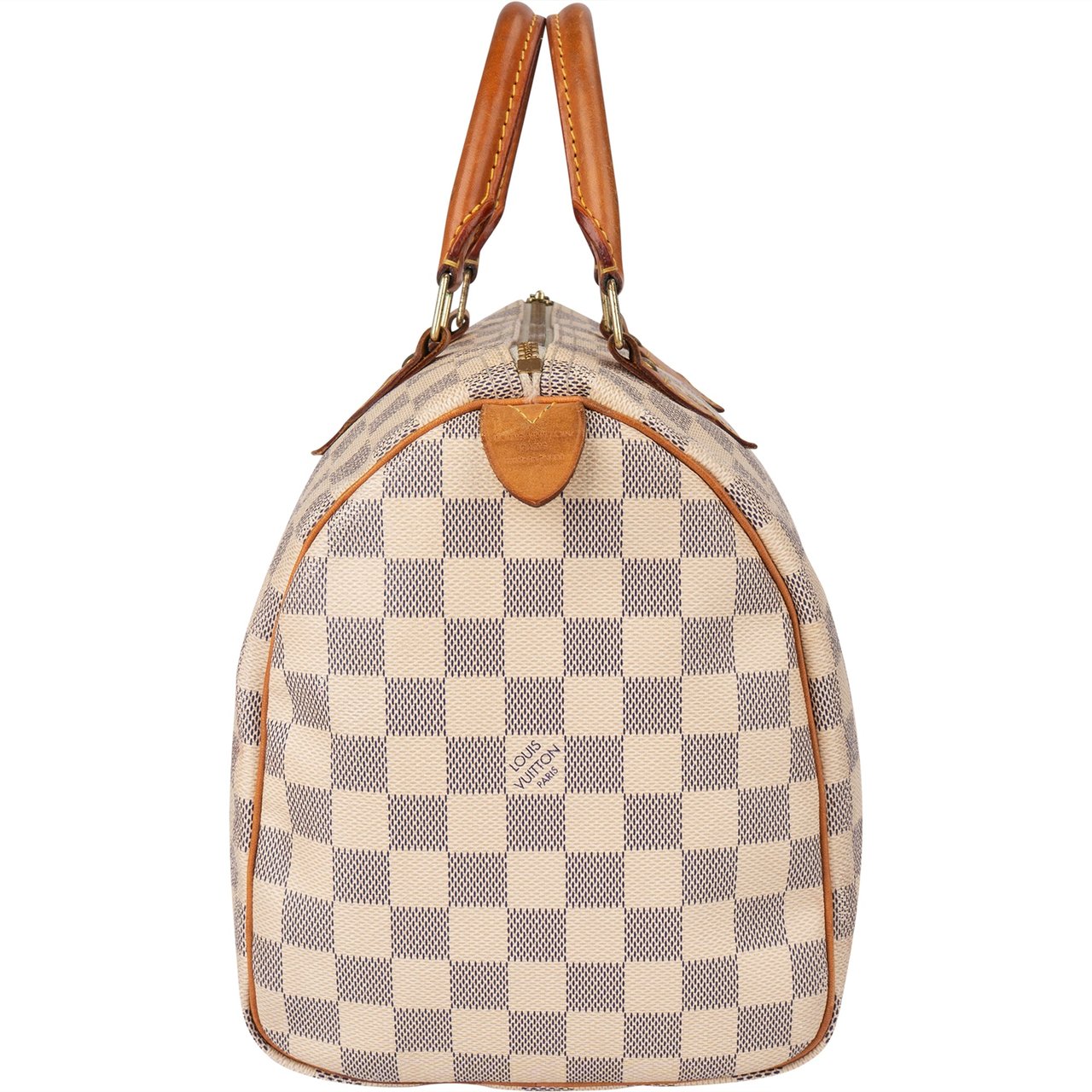 Louis Vuitton Louis Vuitton Damier Azur Monogram Speedy 30 Handbag Wit