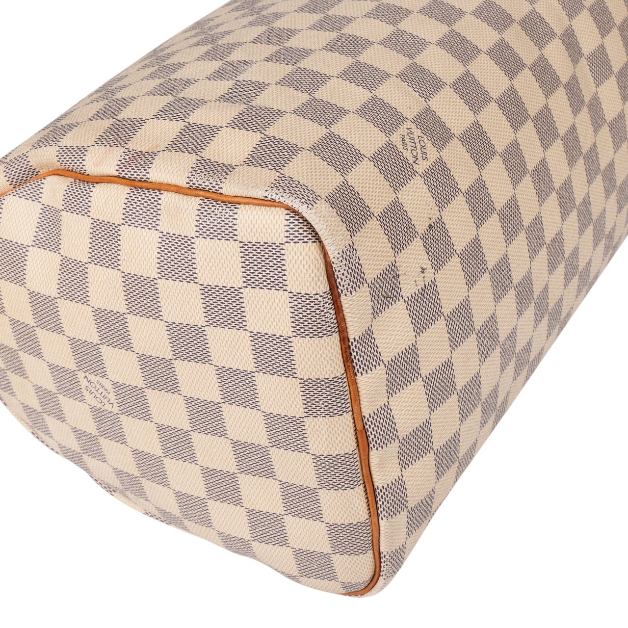 Louis Vuitton Louis Vuitton Damier Azur Monogram Speedy 30 Handbag Wit