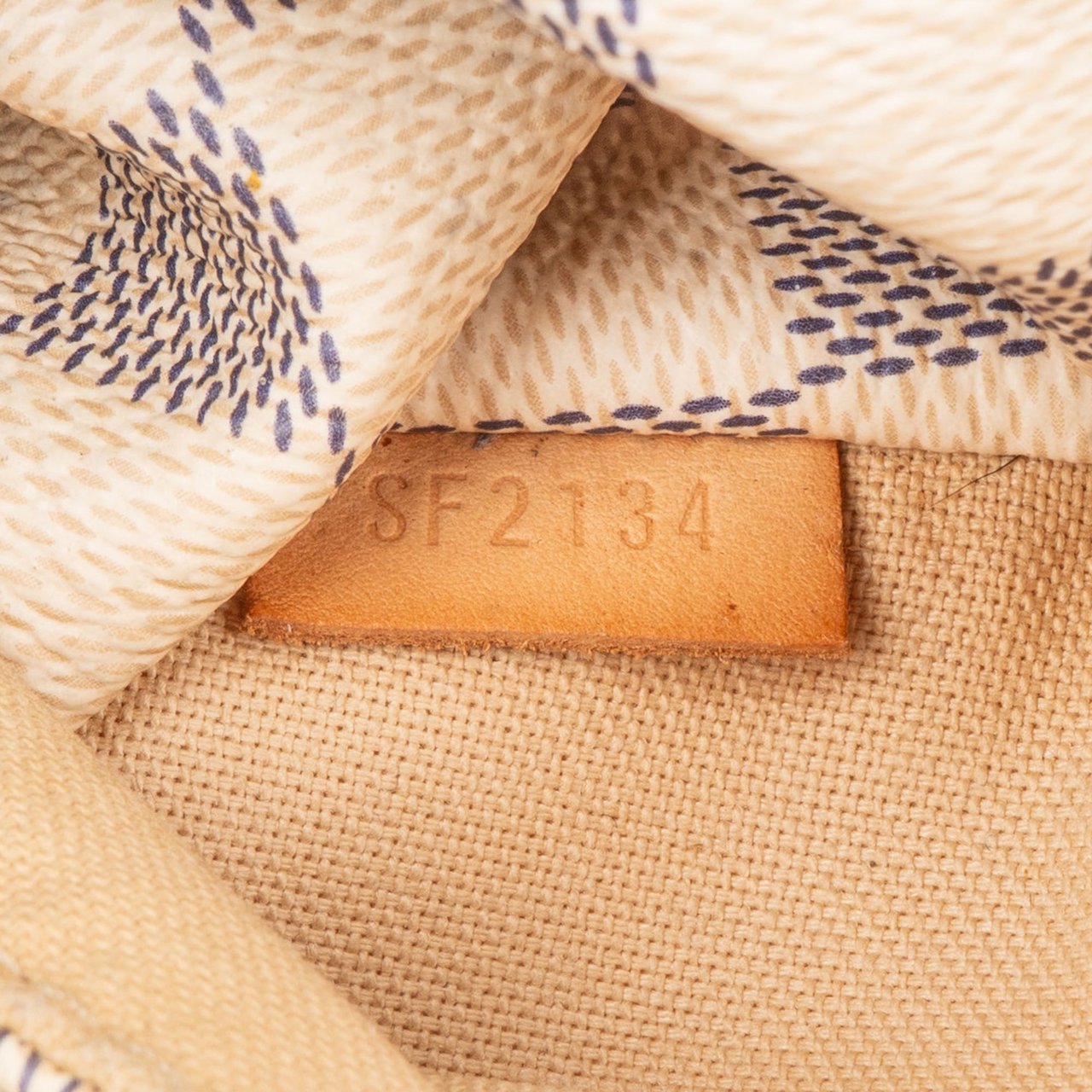 Louis Vuitton Louis Vuitton Damier Azur Monogram Totally PM Handbag Wit