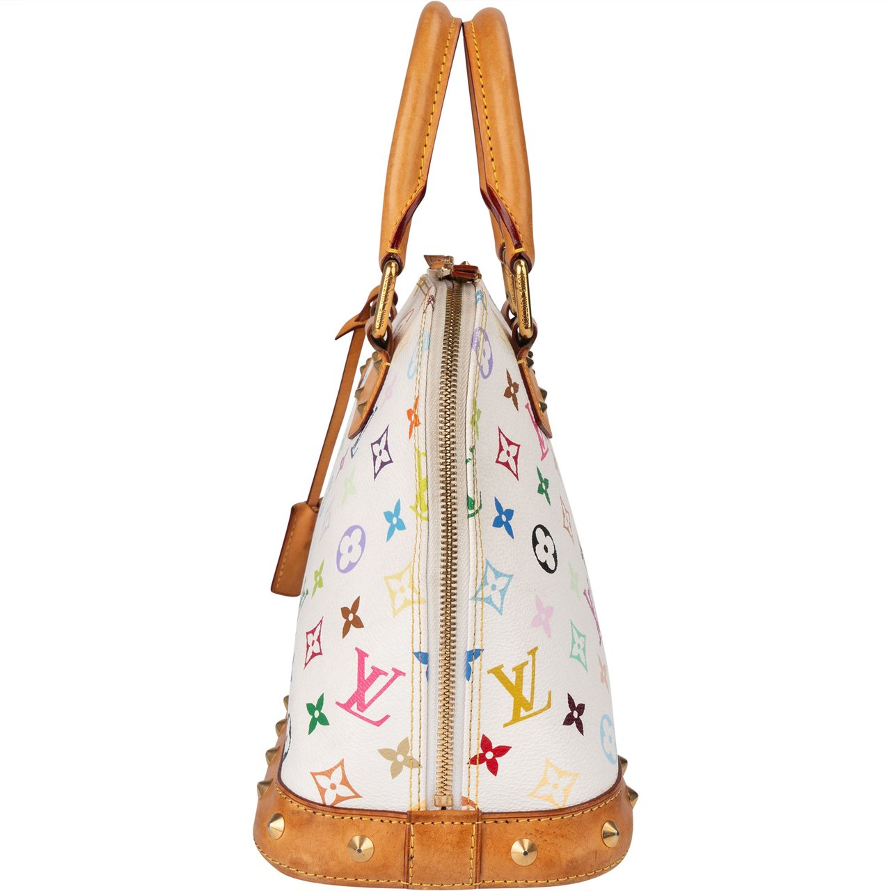 Louis Vuitton Murakami Multicolor Alma PM Handbag Wit