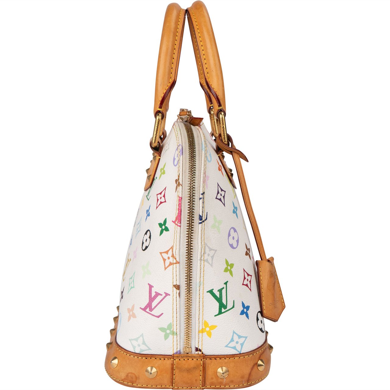 Louis Vuitton Murakami Multicolor Alma PM Handbag Wit