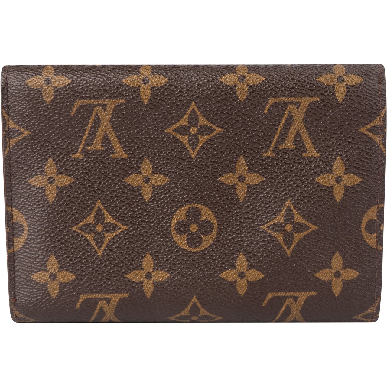 Louis Vuitton Louis Vuitton Canvas Monogram Tresor Wallet Bruin