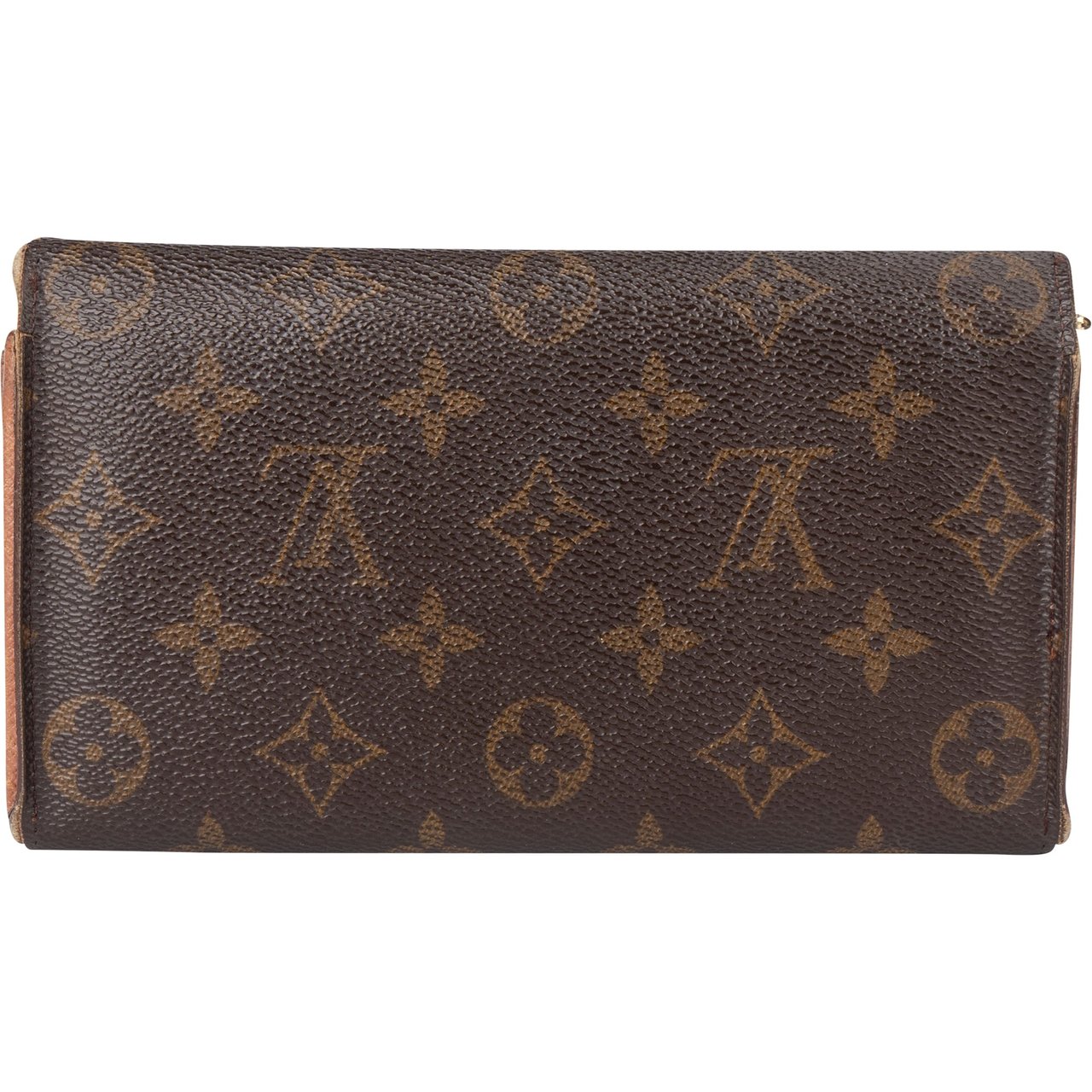 Louis Vuitton Louis Vuitton Canvas Monogram Sarah Wallet Bruin