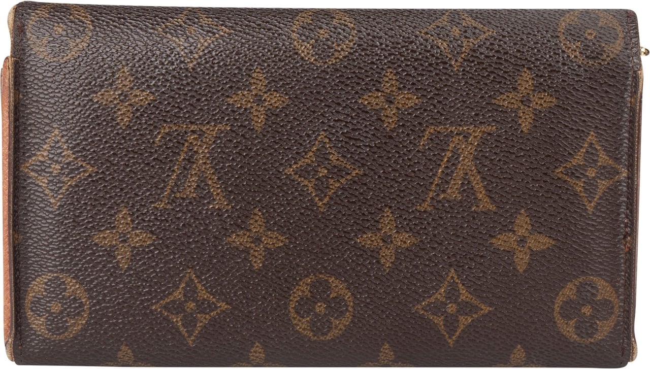 Louis Vuitton Canvas Monogram Sarah Wallet Bruin