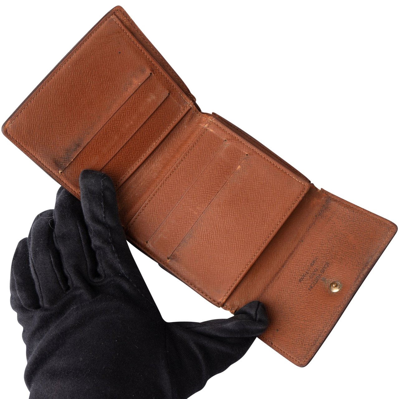 Louis Vuitton Louis Vuitton Canvas Monogram Elise Wallet Bruin