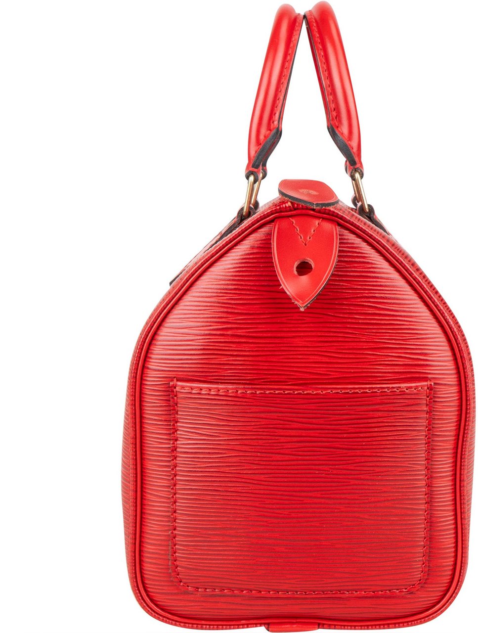 Louis Vuitton Louis Vuitton Rouge Epi Leather Speedy 25 Handbag Rood