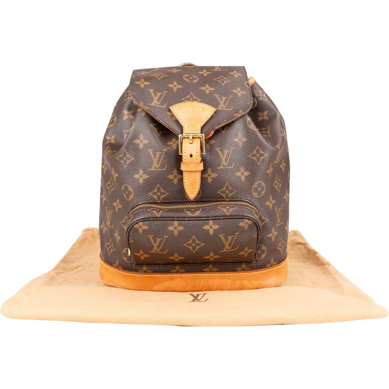 Louis Vuitton Louis Vuitton Canvas Monogram Montsouris MM Backpack Bruin