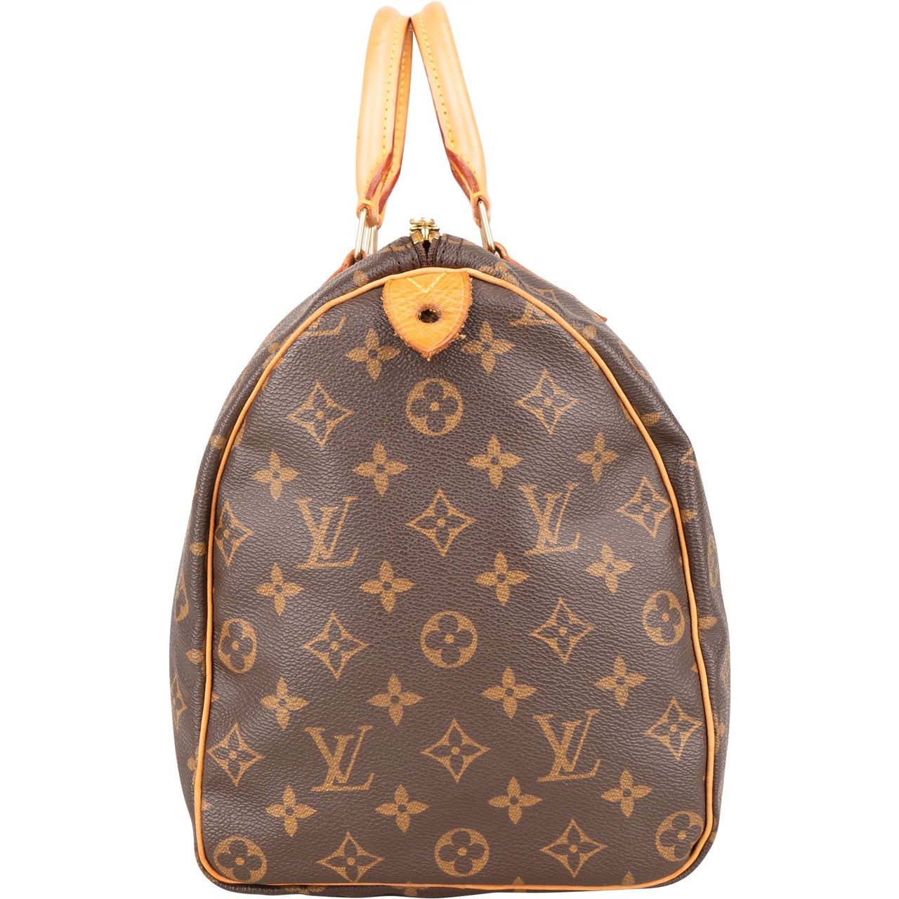 Louis Vuitton Louis Vuitton Canvas Monogram Speedy 35 Handbag Bruin