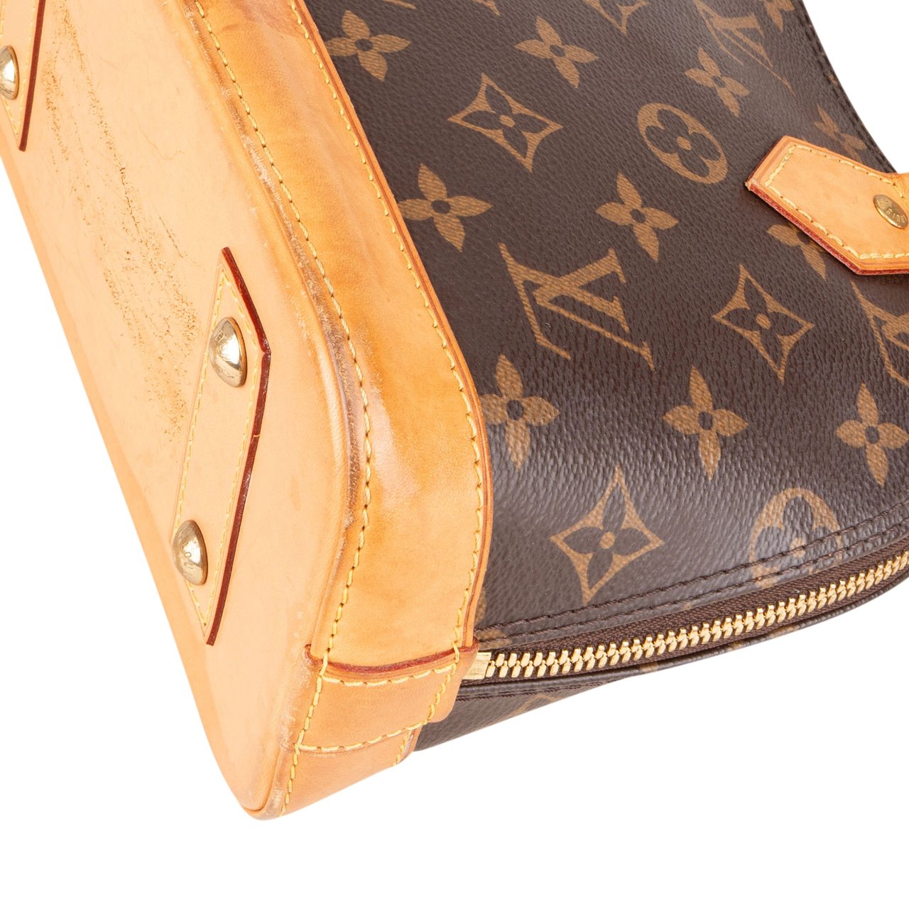 Louis Vuitton Louis Vuitton Canvas Monogram Alma BB Handbag Bruin