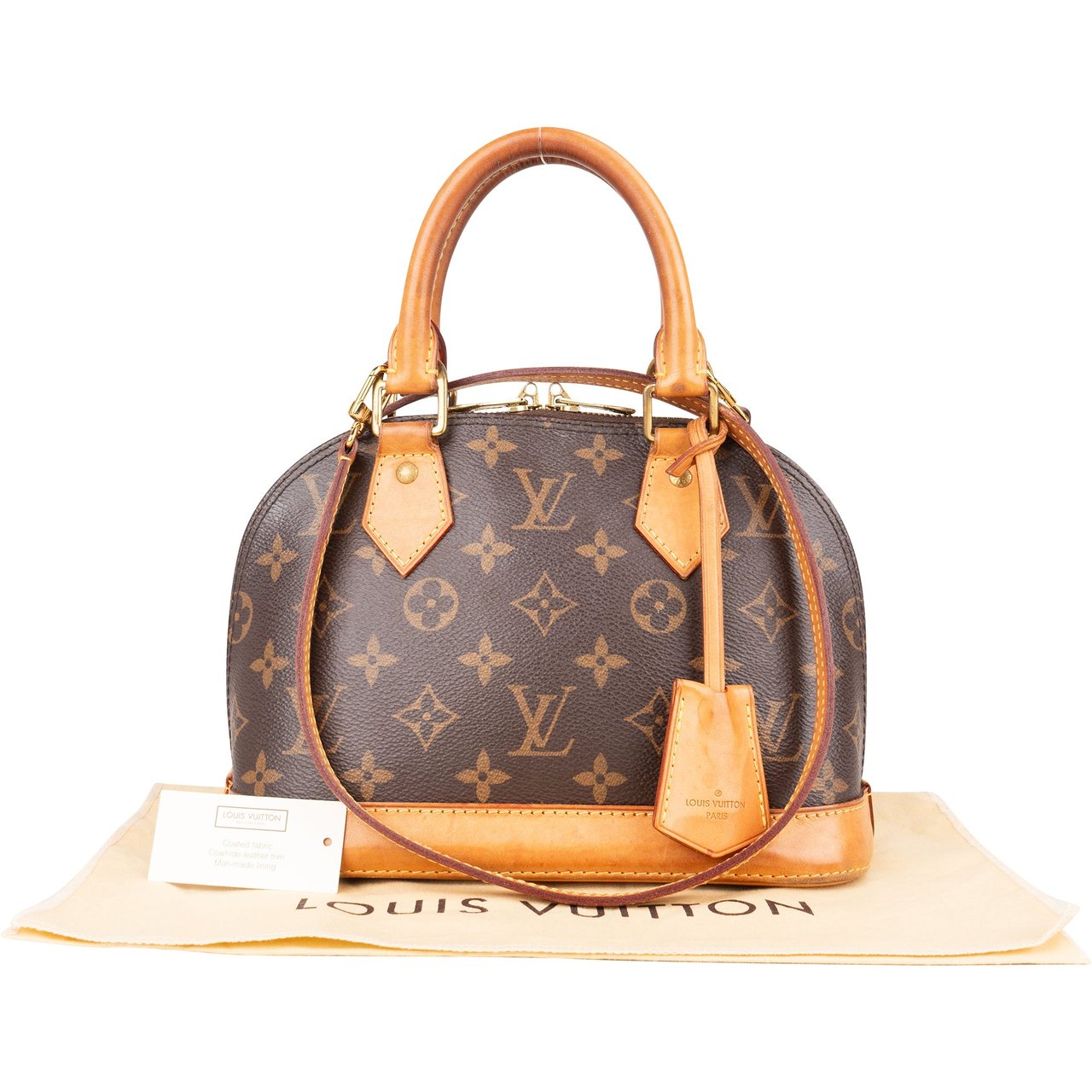 Louis Vuitton Louis Vuitton Canvas Monogram Alma BB Handbag Bruin